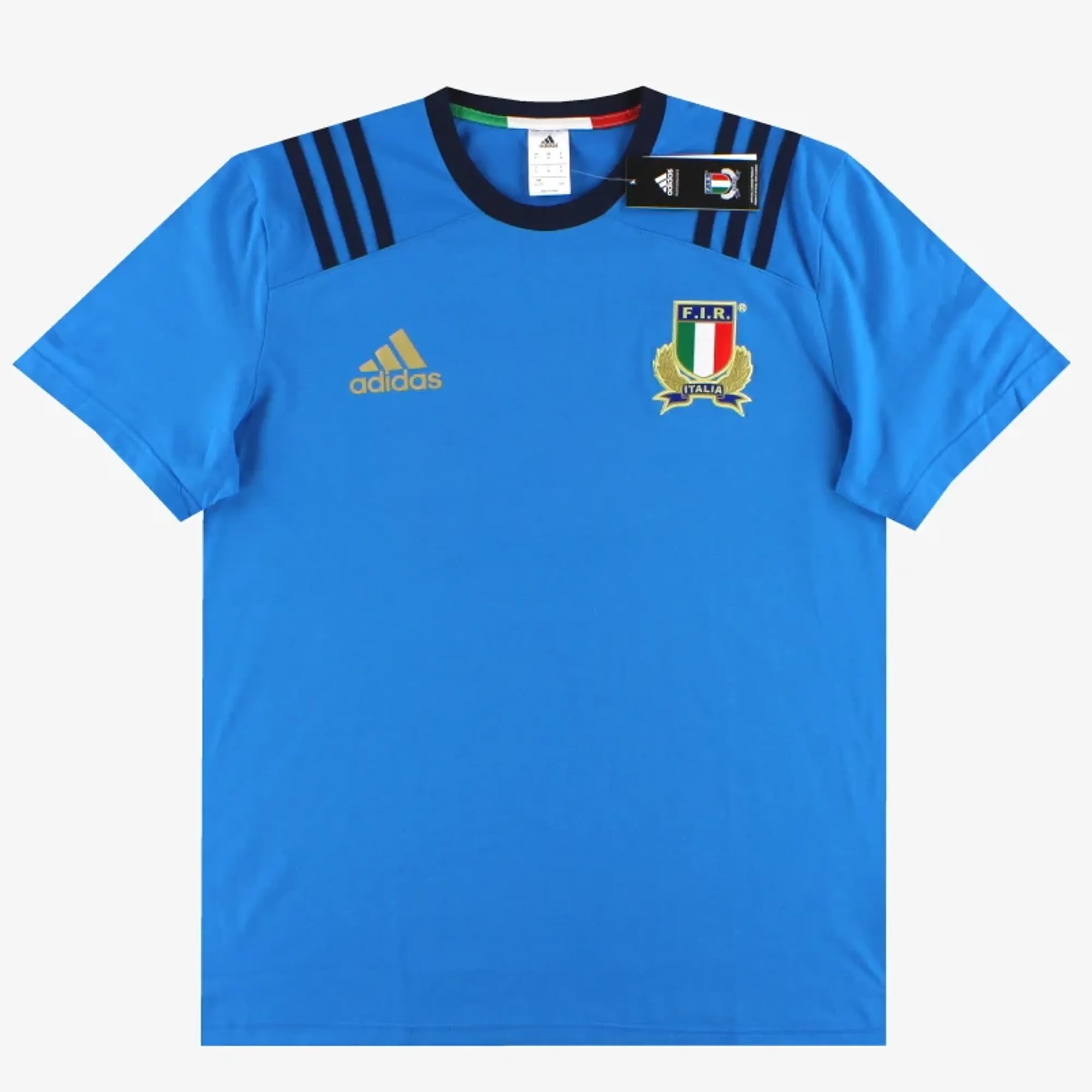 2016-17 adidas Italy Rugby Leisure Tee *BNIB* XXL - BNIB 