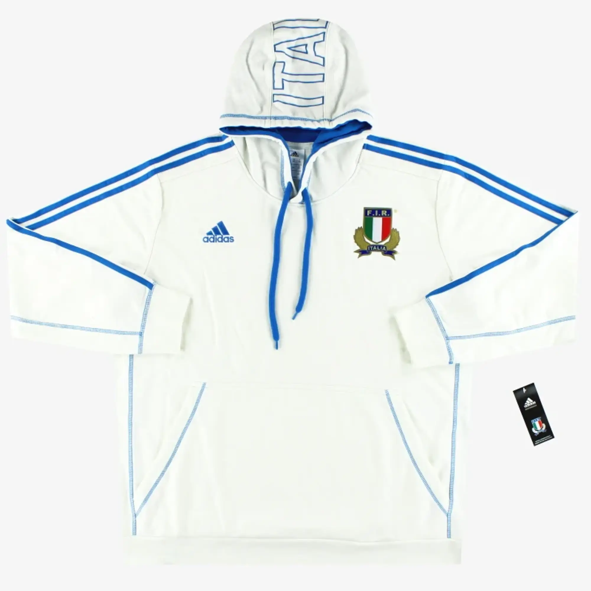 2014-15 adidas Italy Rugby Hoodie *BNIB* XS - BNIB 