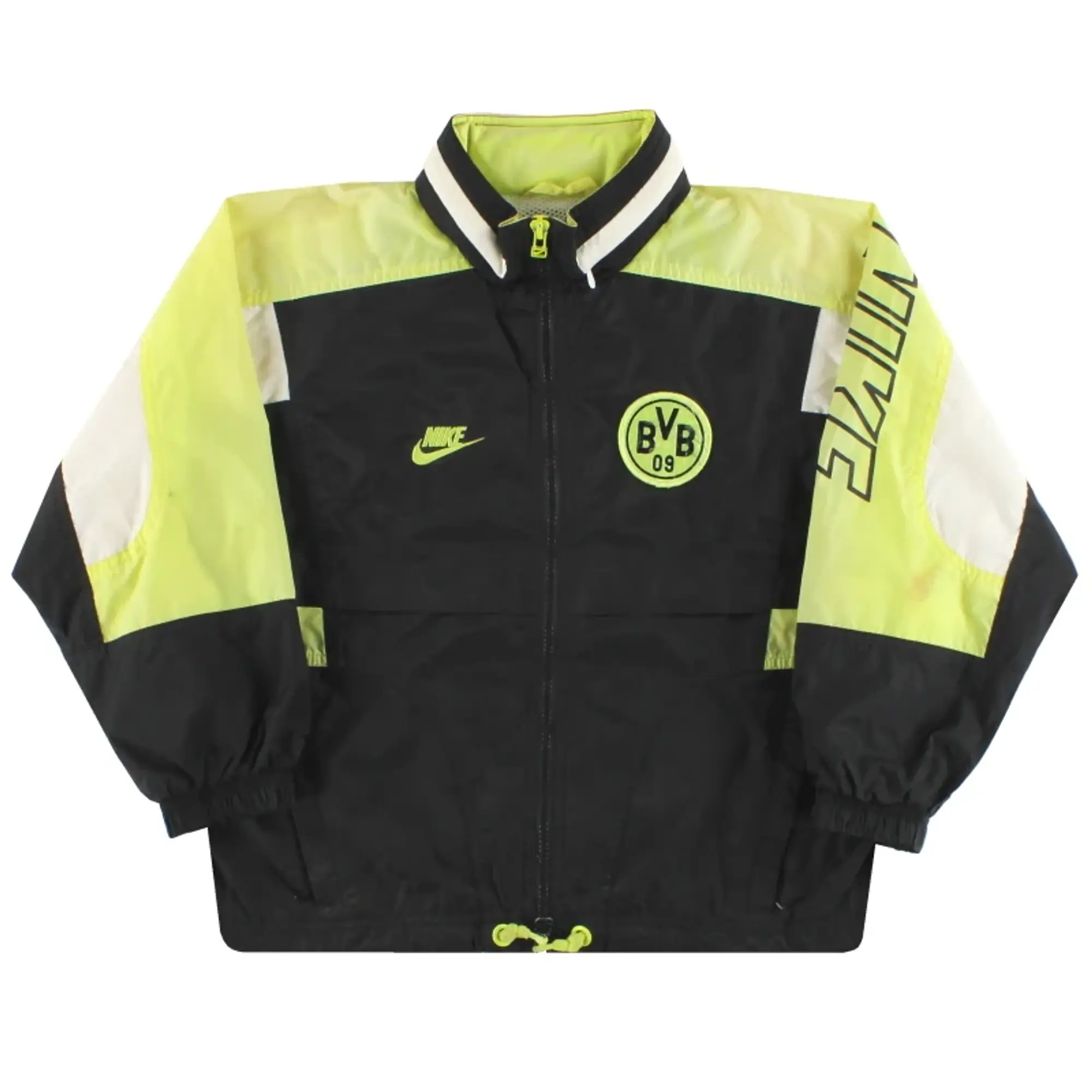 1996-97 Dortmund Nike Hooded Rain Jacket S.Boys - Dortmund / Excellent 