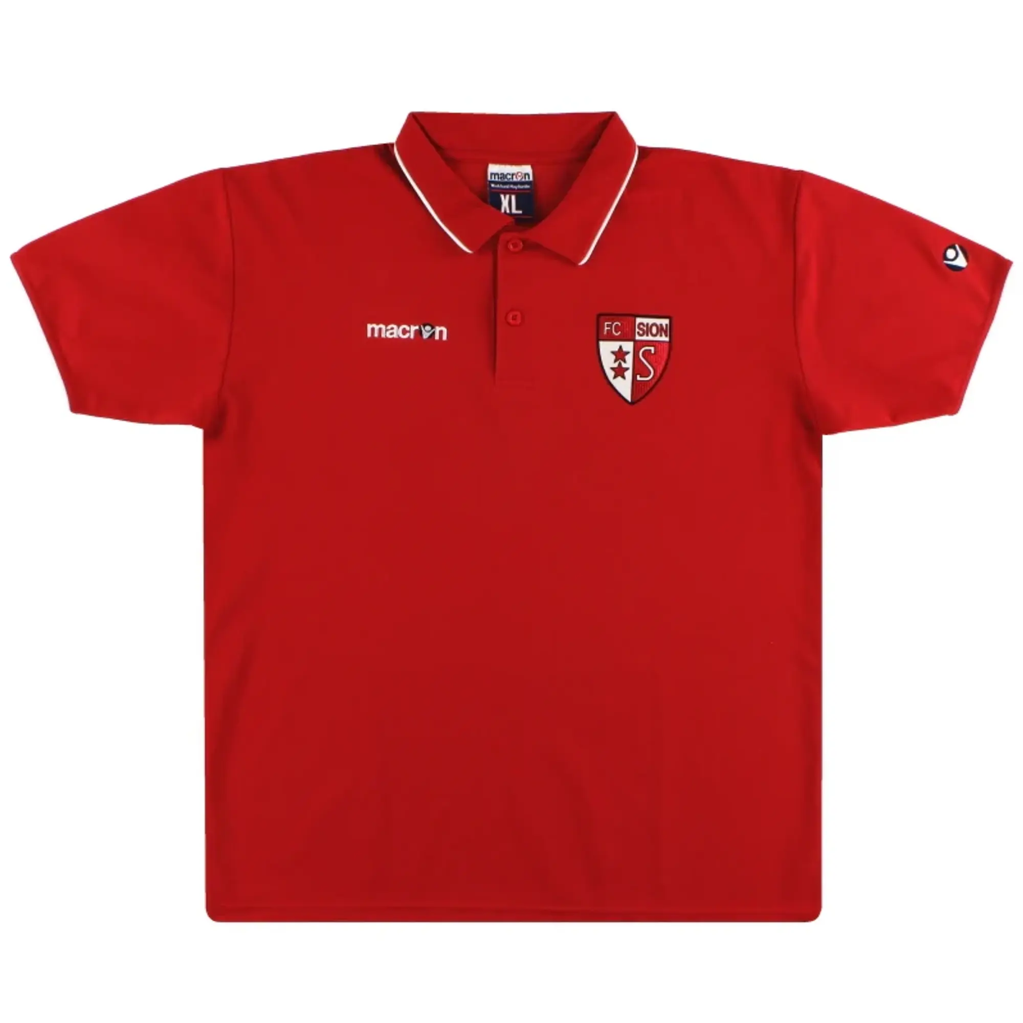 2007-08 FC Sion Macron Polo Shirt *Mint* XL - Other European Clubs / Mint 