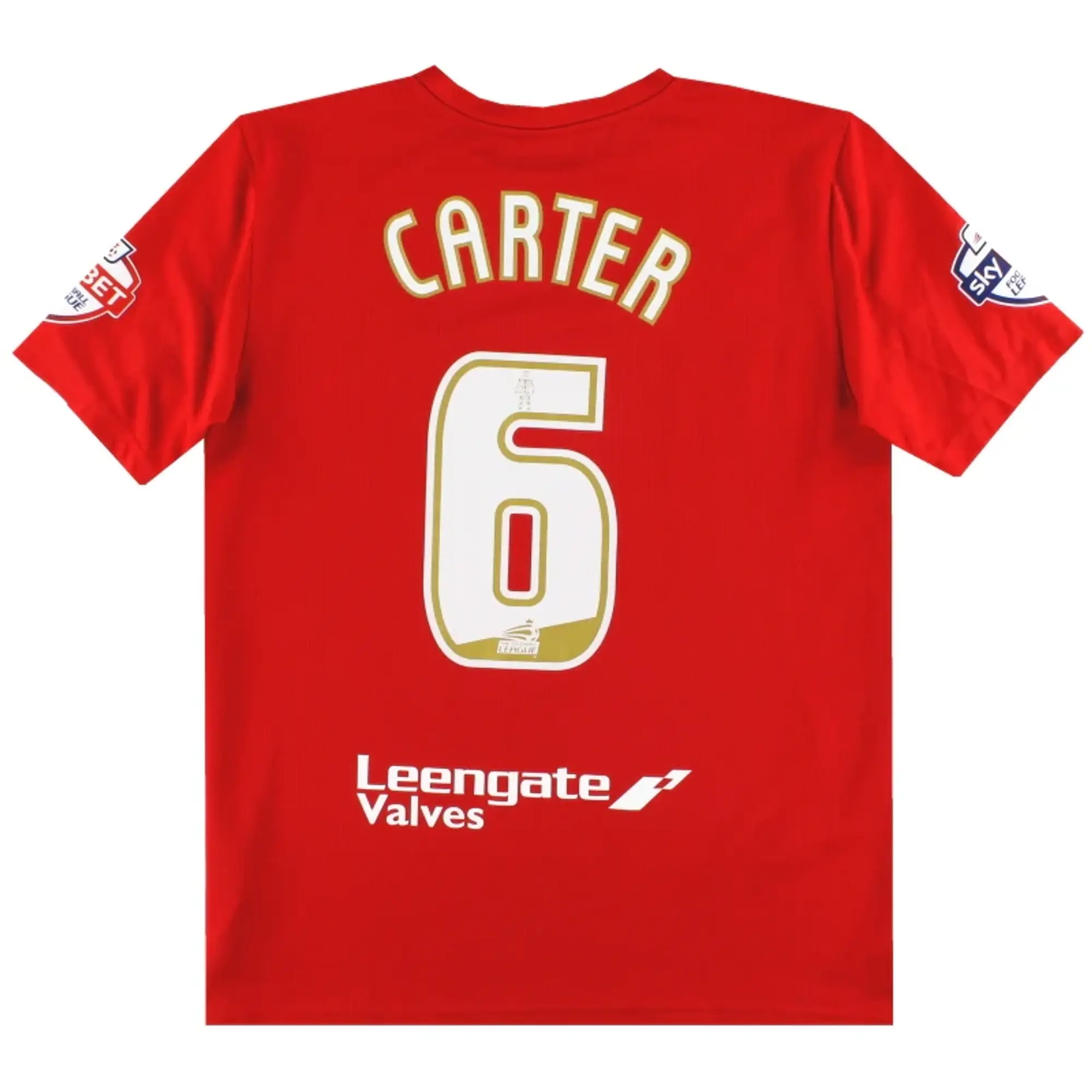 2014-15 Chesterfield Puma Player Issue Third Shirt Carter #6 M - Chesterfield / Excellent 