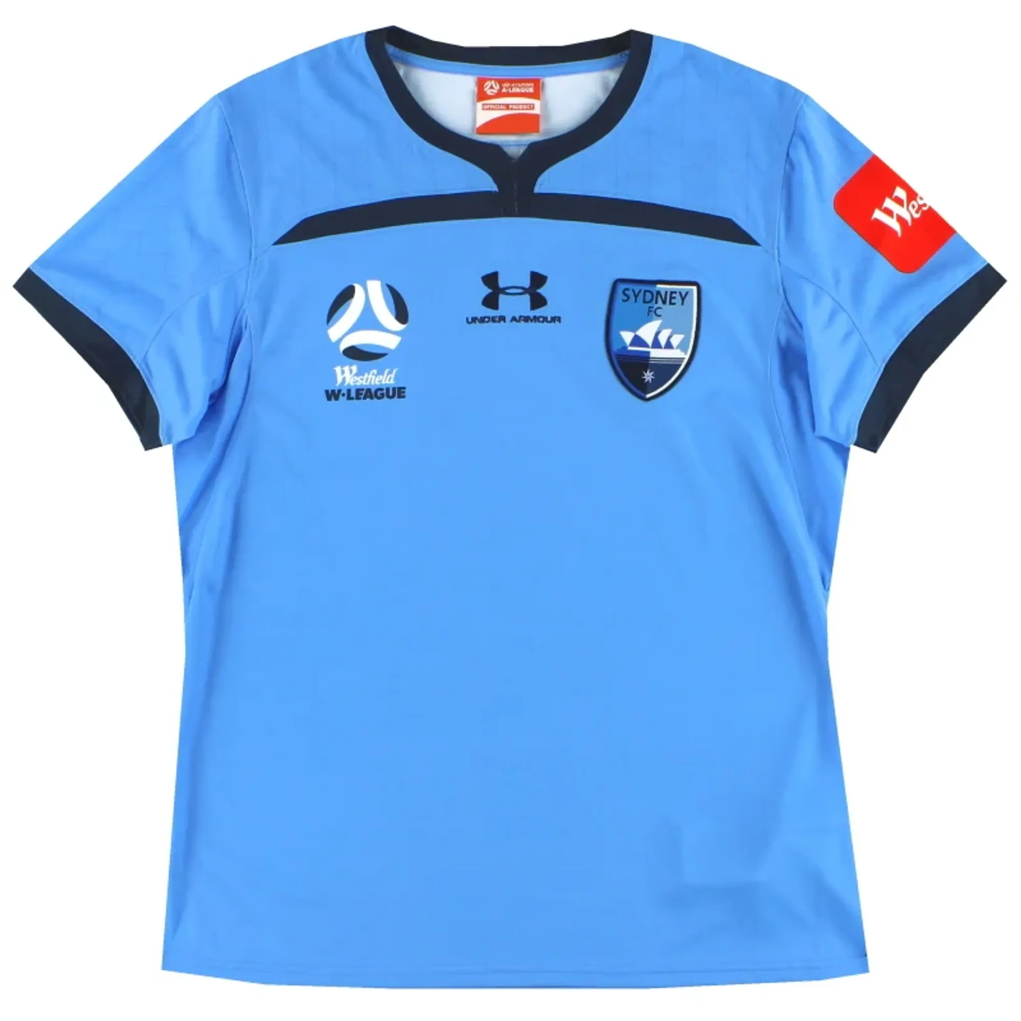 2019-20 Sydney FC Under Armour Womens Home Shirt *As New* - Other World Clubs / As New 