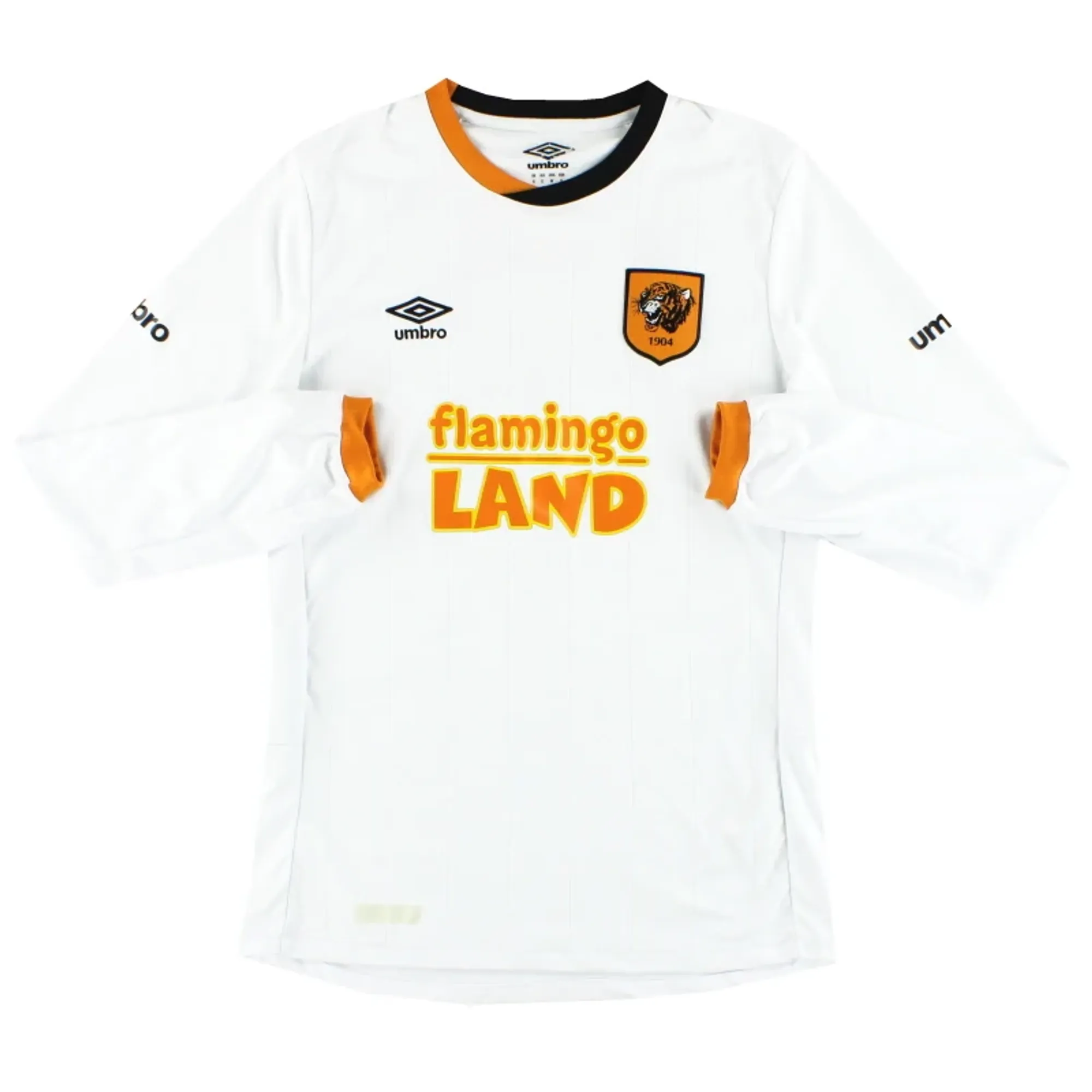 2015-16 Hull City Umbro Away Shirt L/S S - Hull City / Excellent 