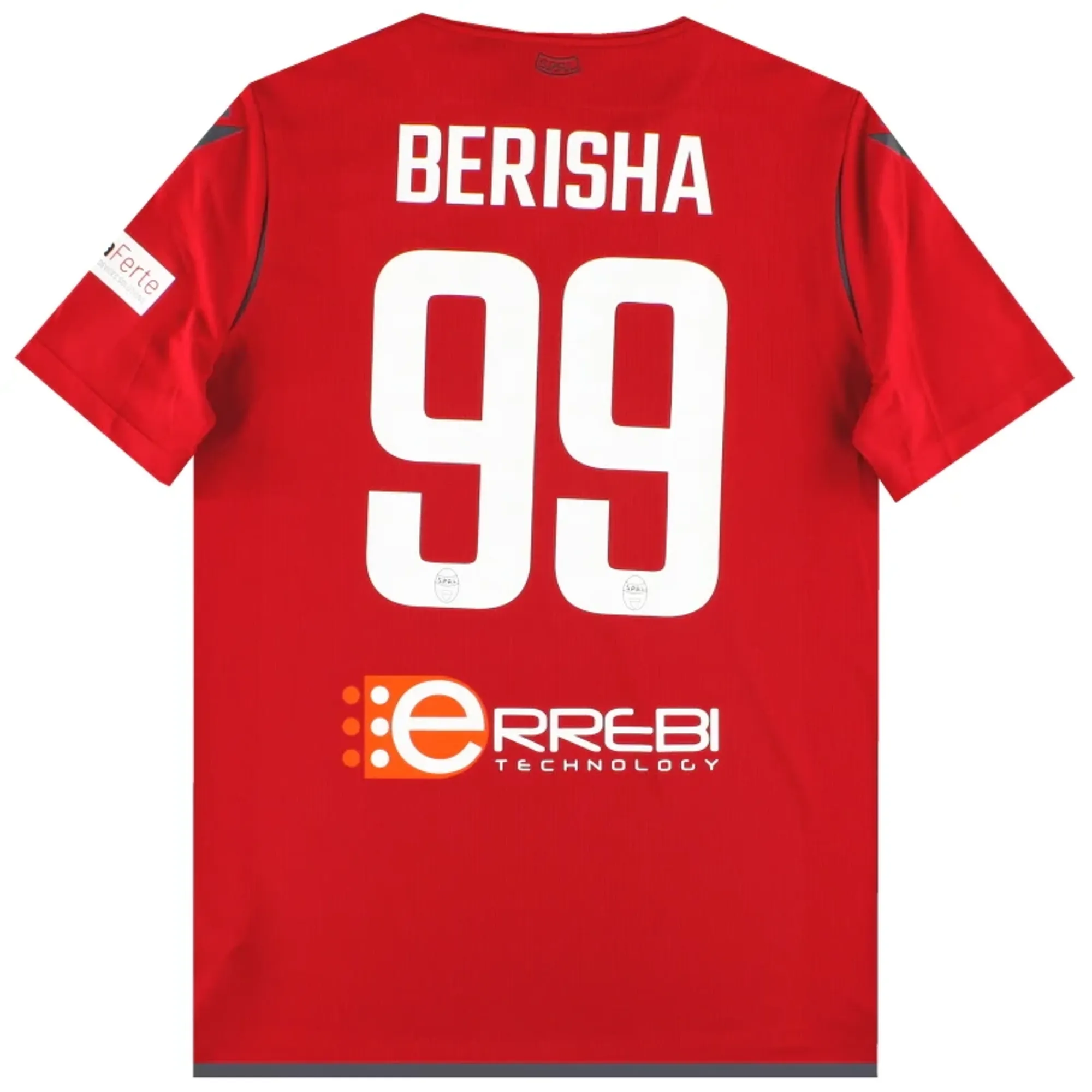 2019-20 SPAL Macron Goalkeeper Shirt Berisha #99 *w/tags* L - Other Italian Clubs / w/tags
