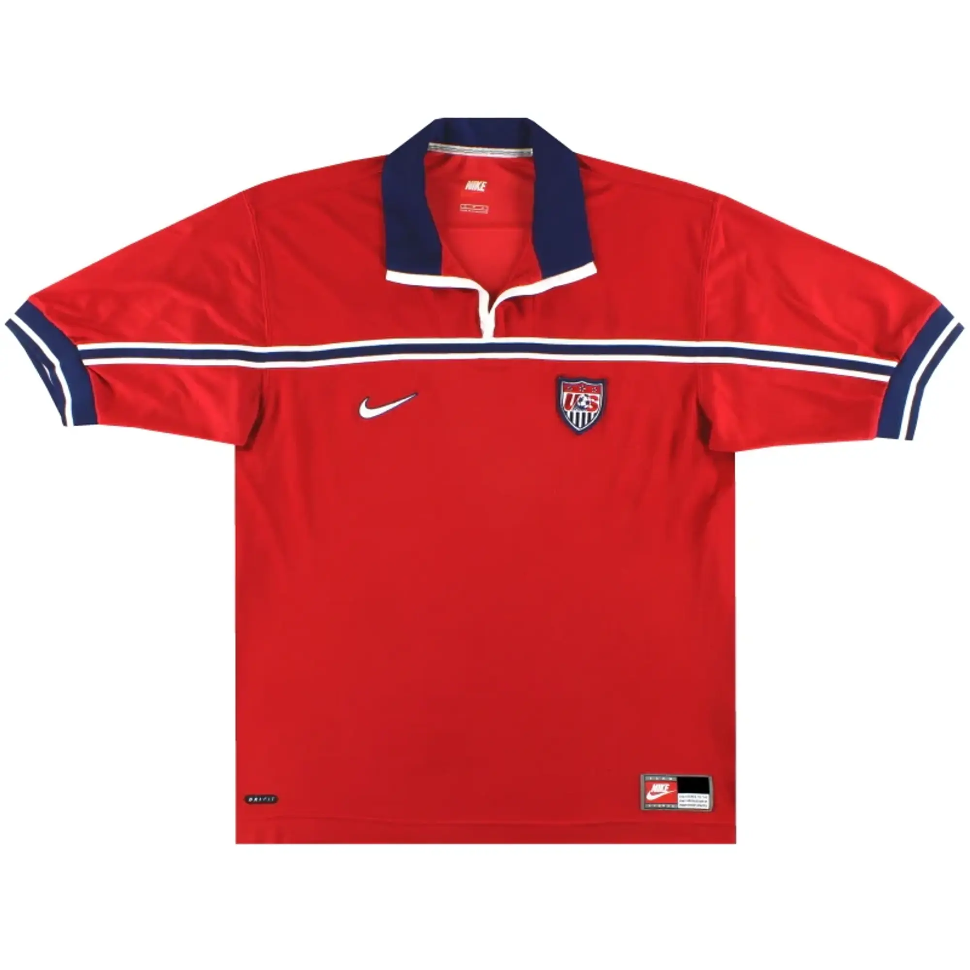 1998-99 USA Nike Away Shirt M - USA / Excellent 