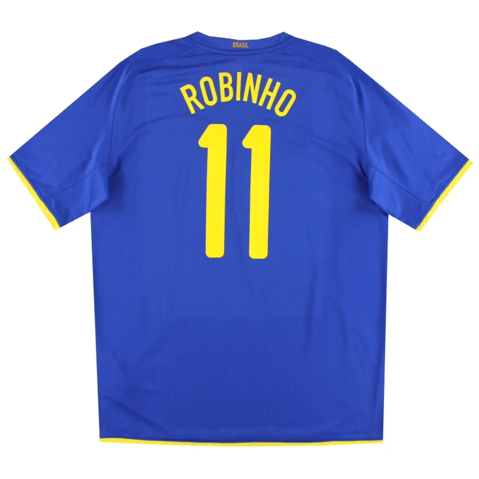2008-10 Brazil Nike Away Shirt Robinho #11 XL - Brazil / Excellent 