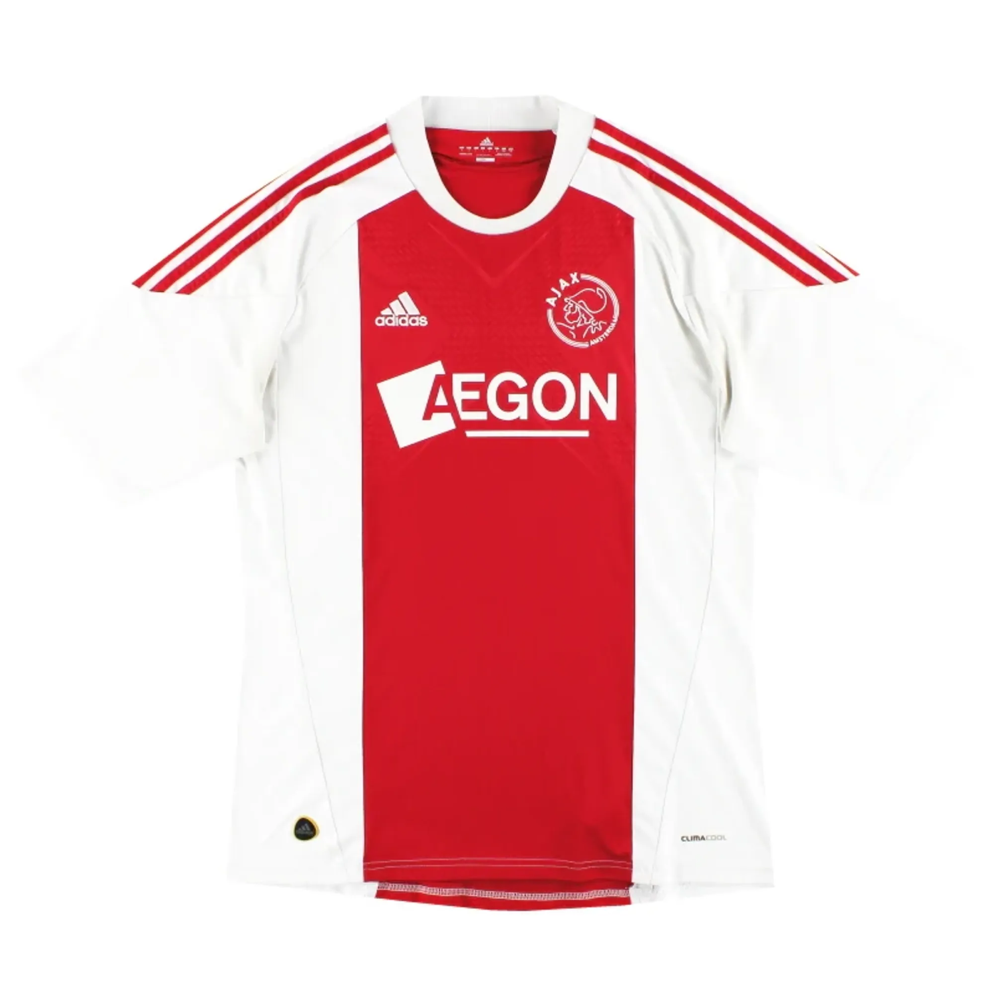 2010-11 Ajax adidas Home Shirt L - Ajax / Excellent 