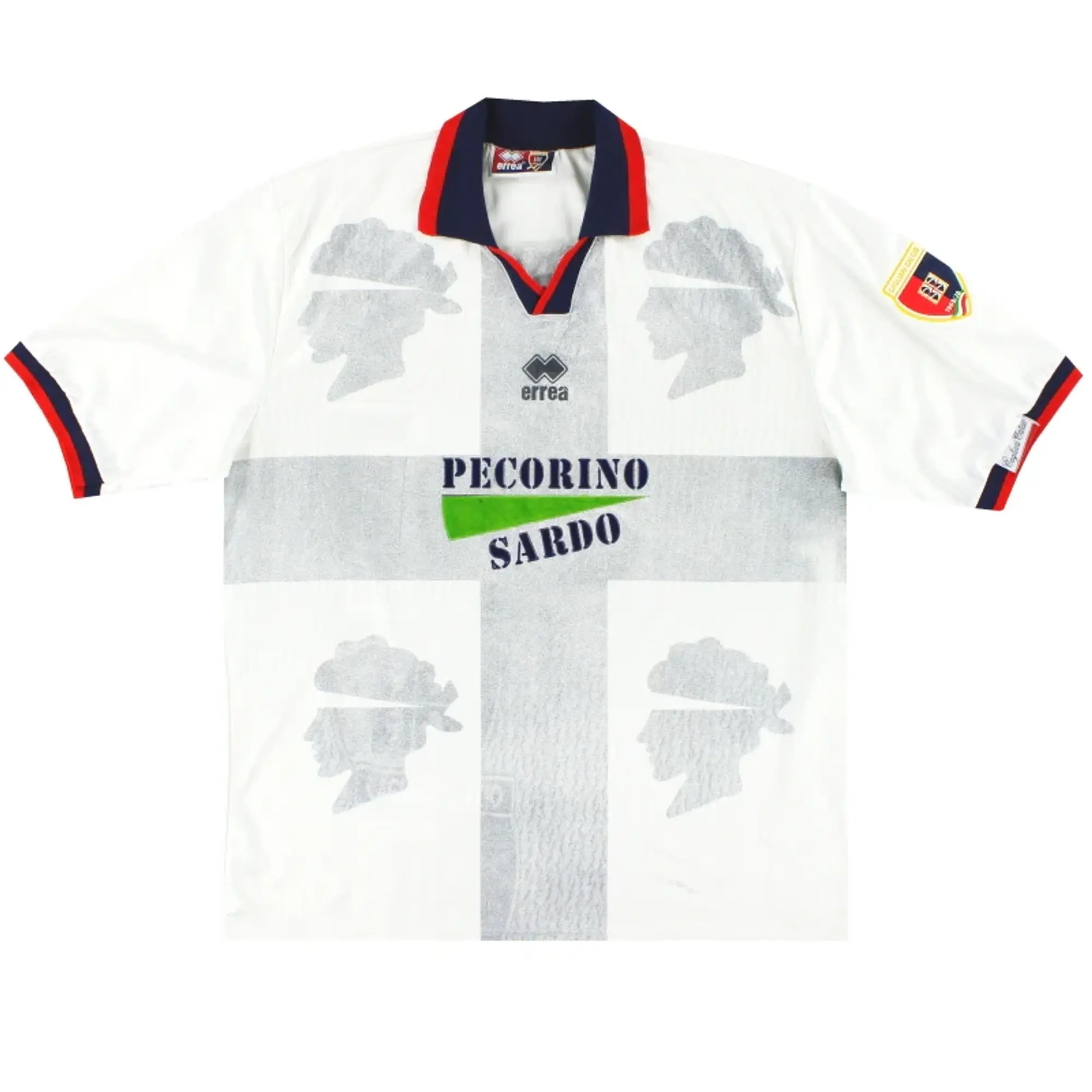 1995-96 Cagliari Errea Away Shirt XXL - Other Italian Clubs / Excellent 