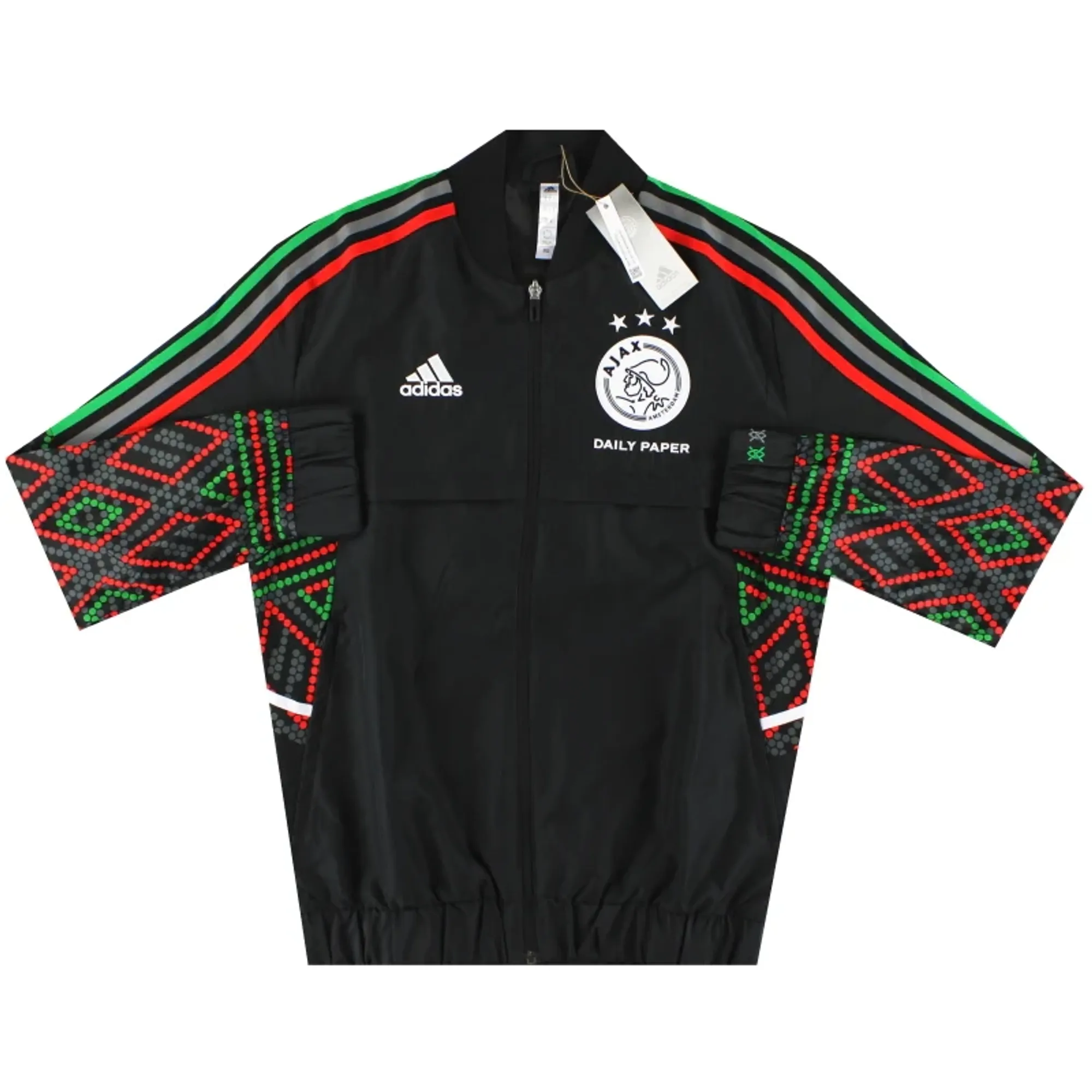 2022-23 Ajax x Daily Paper adidas Jacket *w/tags* S - Ajax / w/tags 