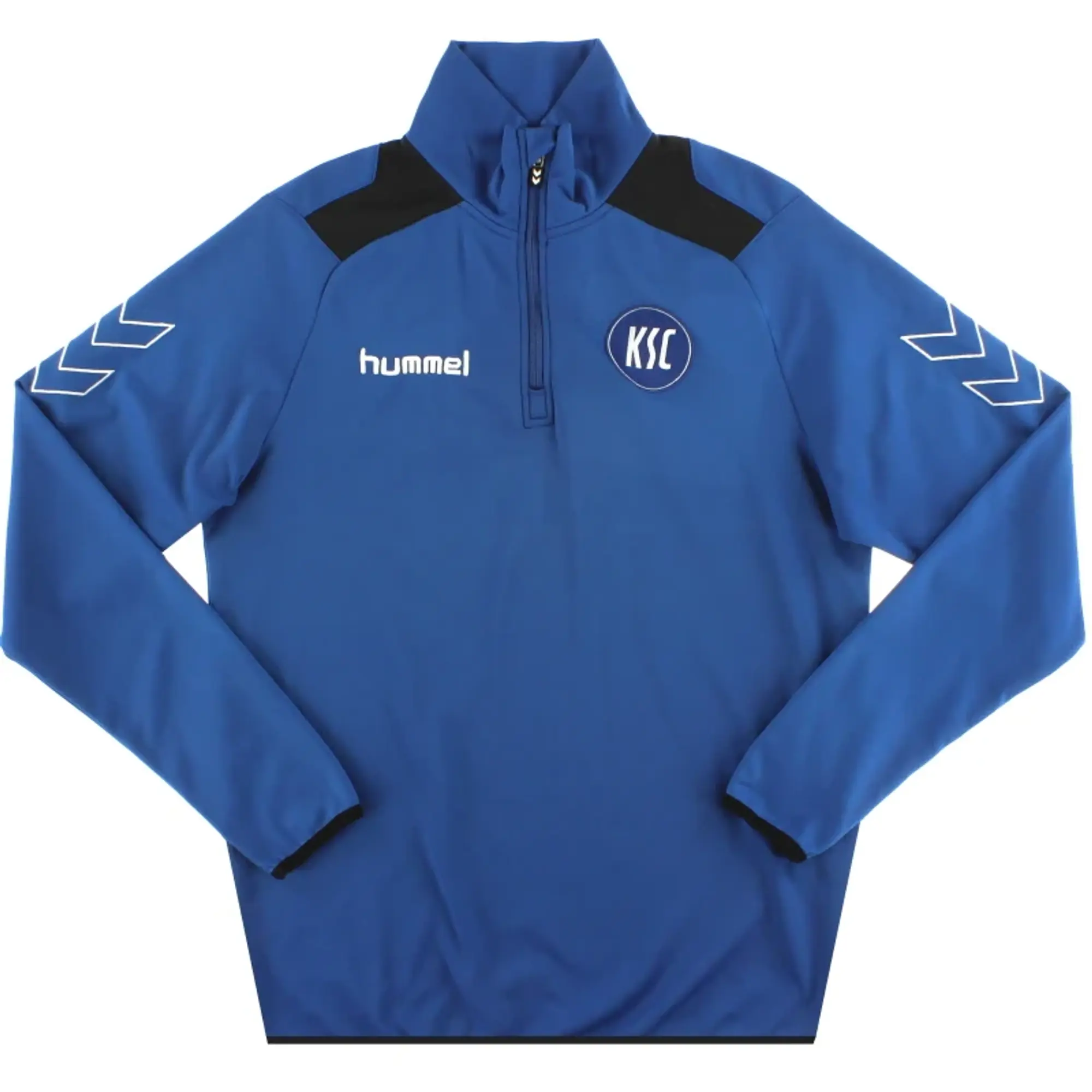 2014-15 Karlsruhe Hummel 1/4 Zip Top S - Other German Clubs / Excellent 