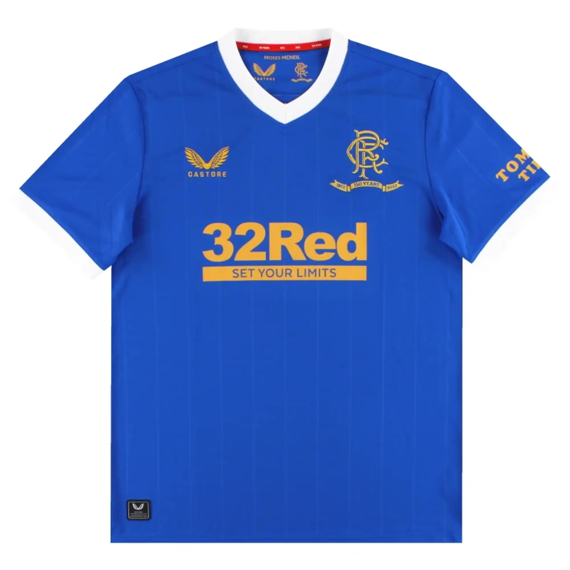 2021-22 Rangers Castore Home Shirt *Mint* L - Rangers / Mint 