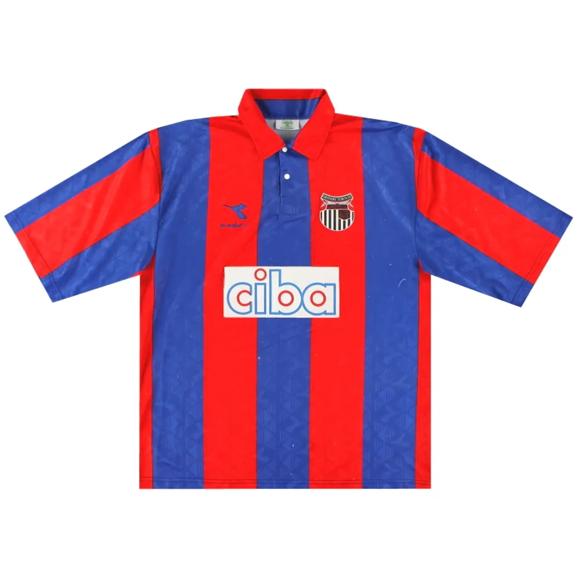 1994-95 Grimsby Town Diadora Away Shirt XL - Grimsby Town / Good 