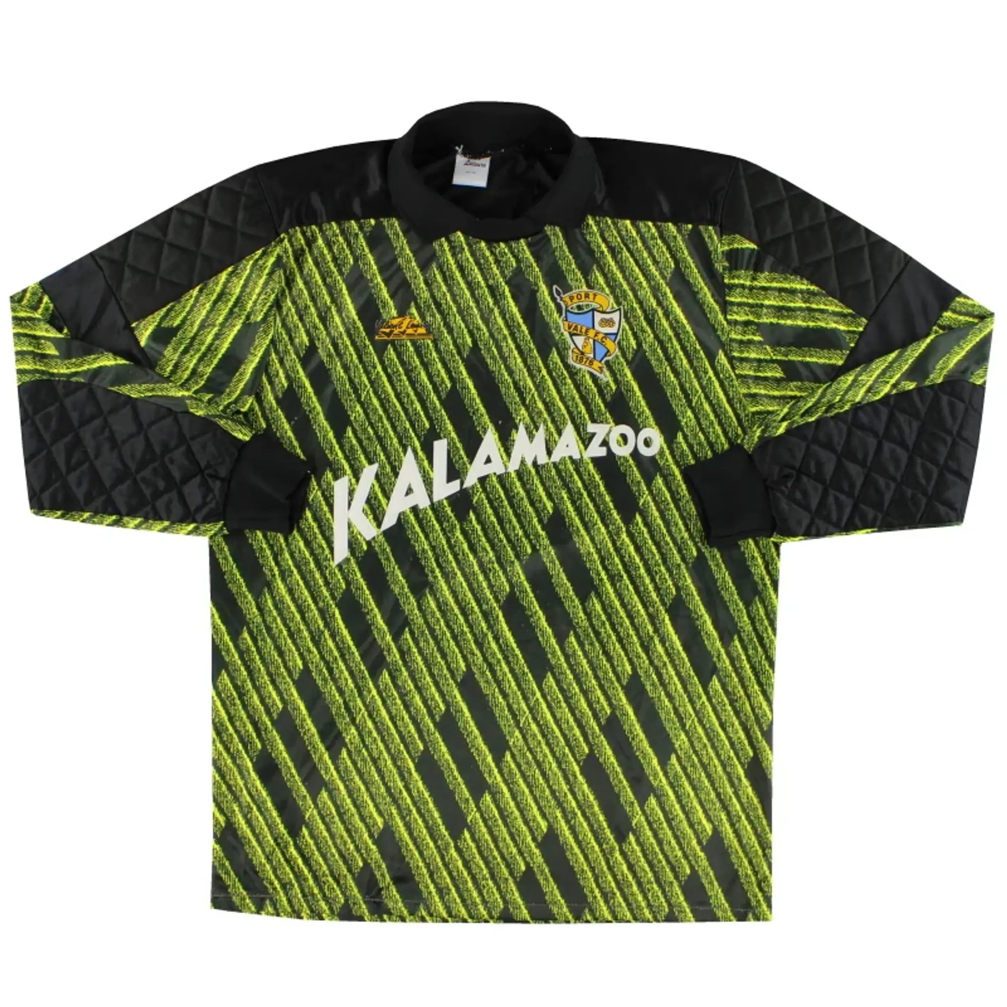 1991-92 Port Vale Goalkeeper Shirt L - Port Vale / Excellent 