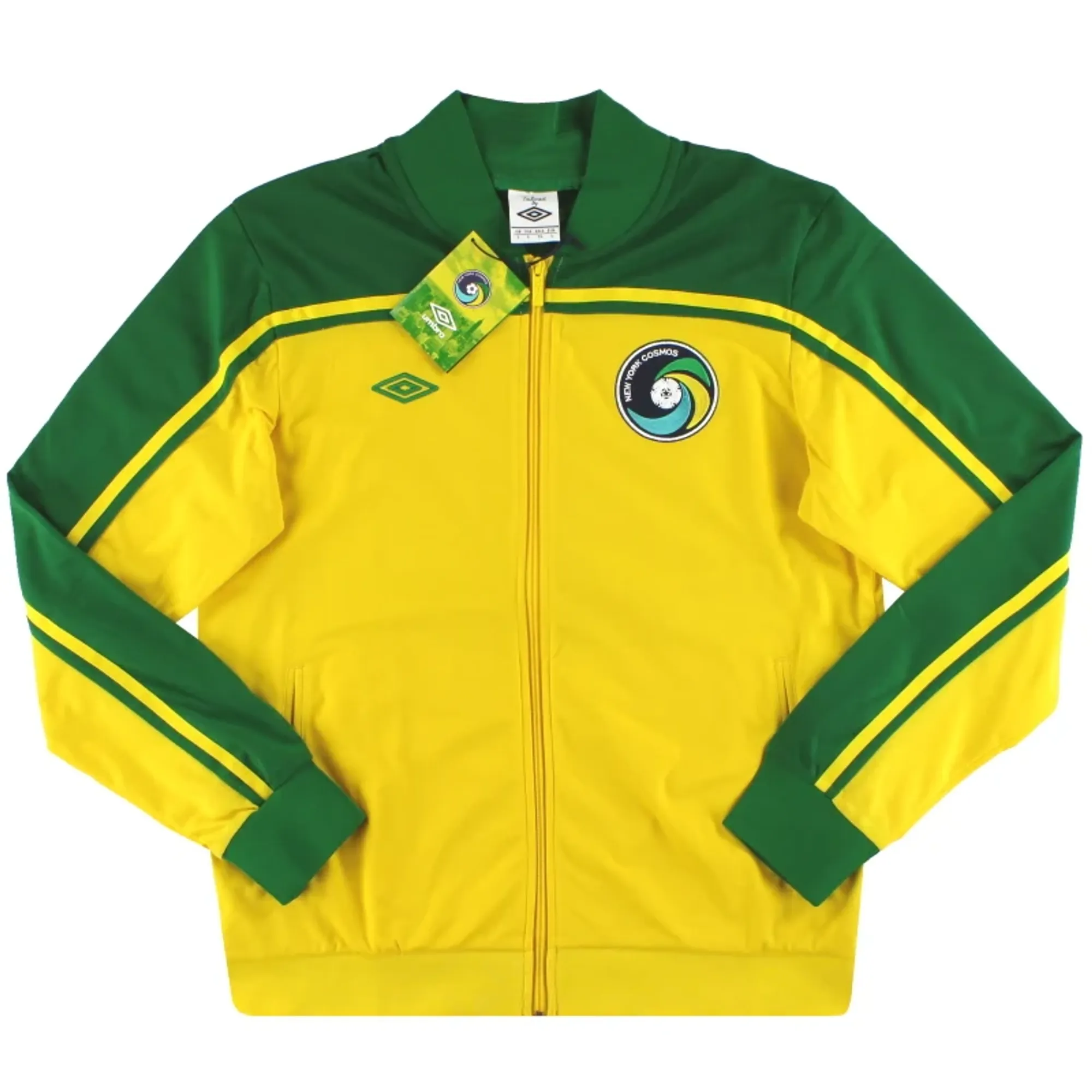 2011-12 New York Cosmos Umbro Track Jacket *w/tags* S - USA Soccer Clubs / w/tags 