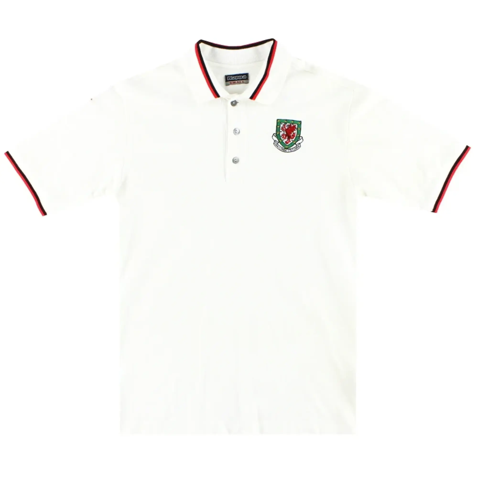 2002-04 Wales Kappa Polo Shirt S - Wales / Excellent 
