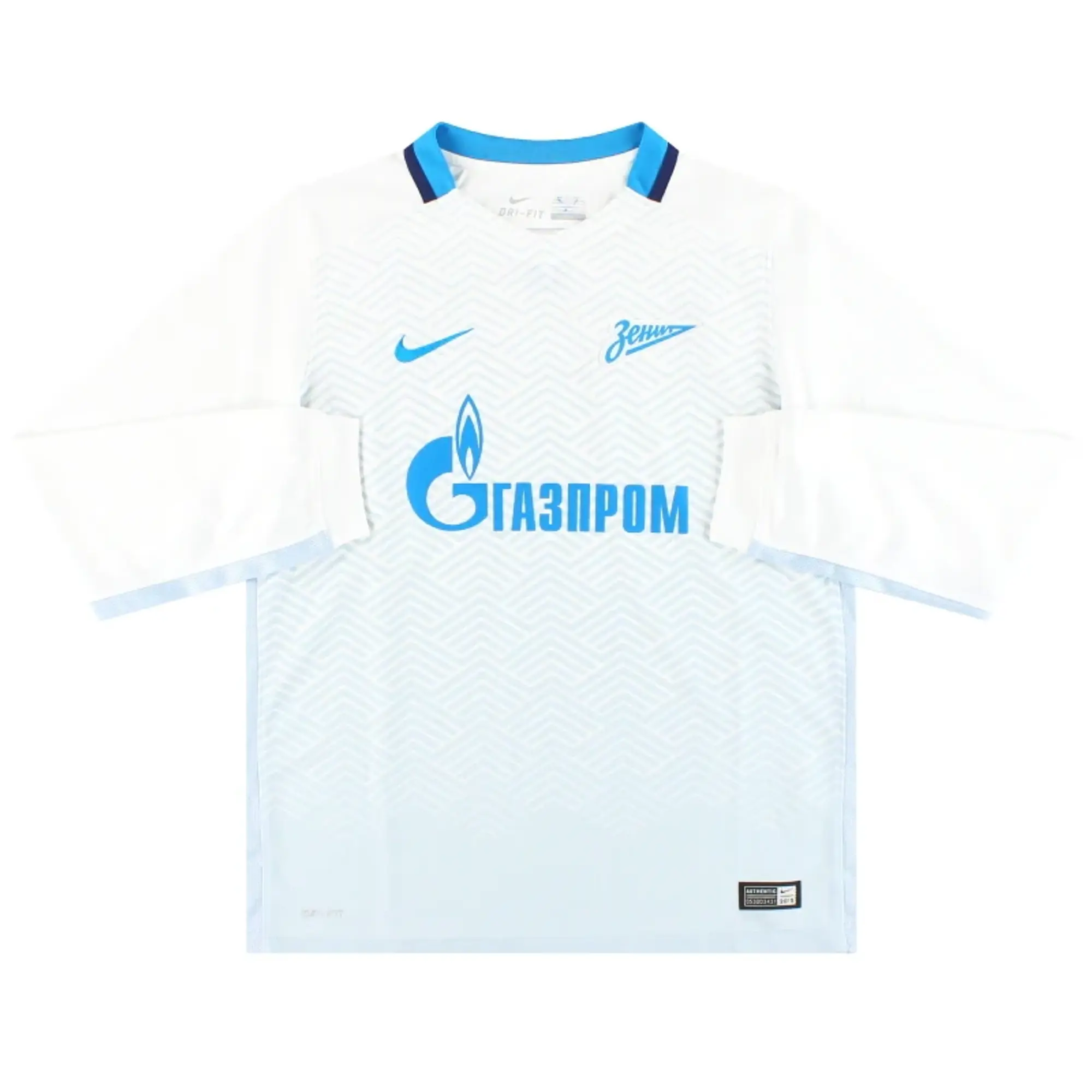 2015-16 Zenit St. Petersburg Nike Away Shirt L/S L.Boys - Other European Clubs / Excellent 