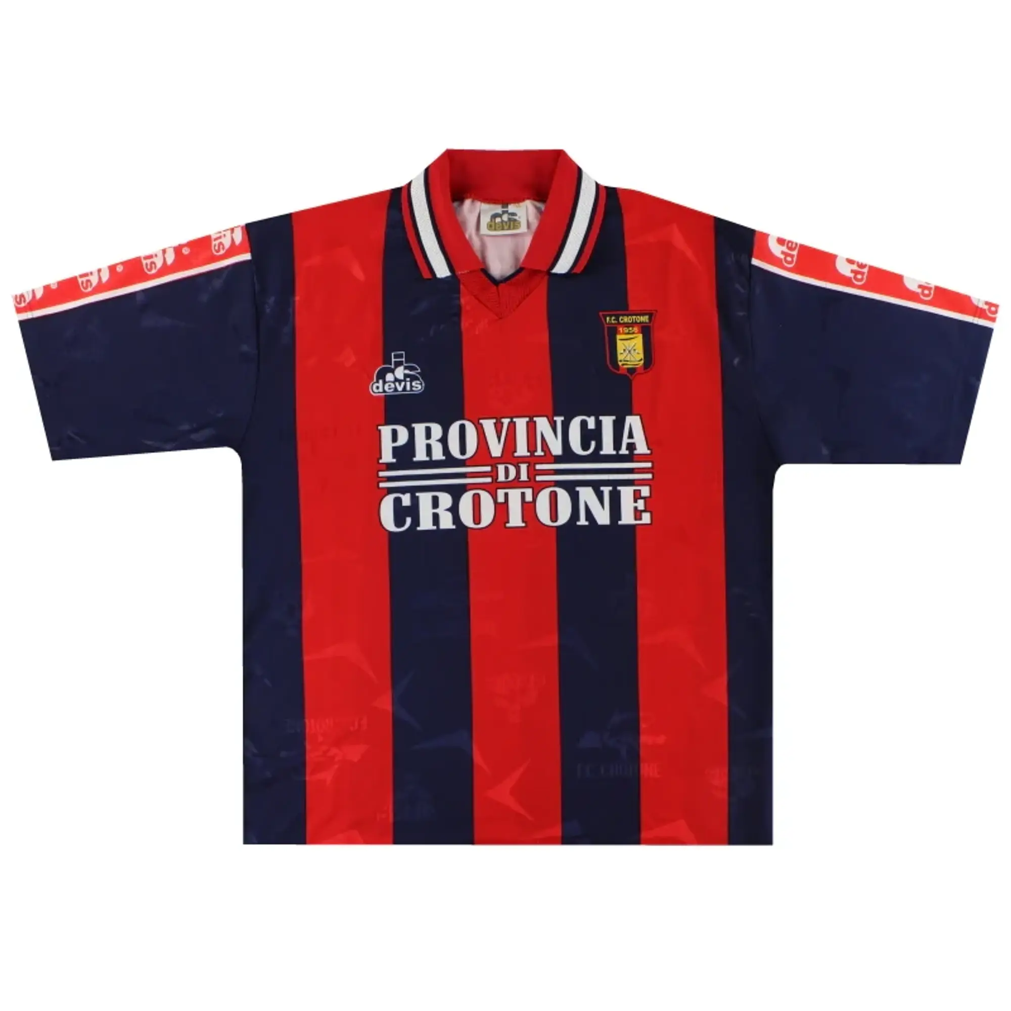 1999-00 FC Crotone Home Shirt XL - Other Italian Clubs / Excellent 