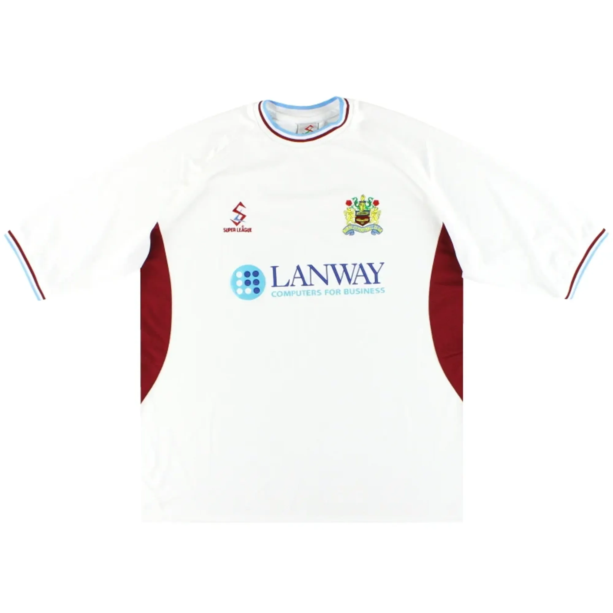 2001-02 Burnley Super League Away Shirt XXL - Burnley / Excellent 