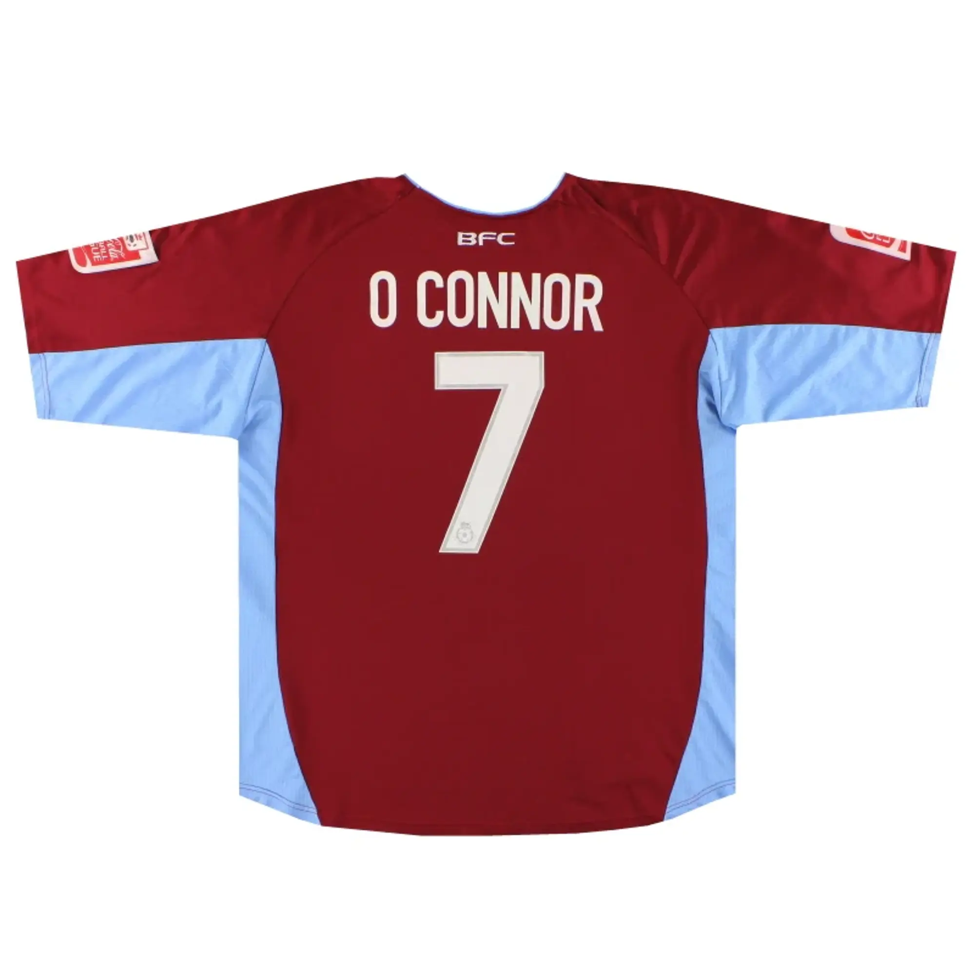 2004-05 Burnley Player Issue Home Shirt O'Connor #7 XL - Burnley / Excellent 