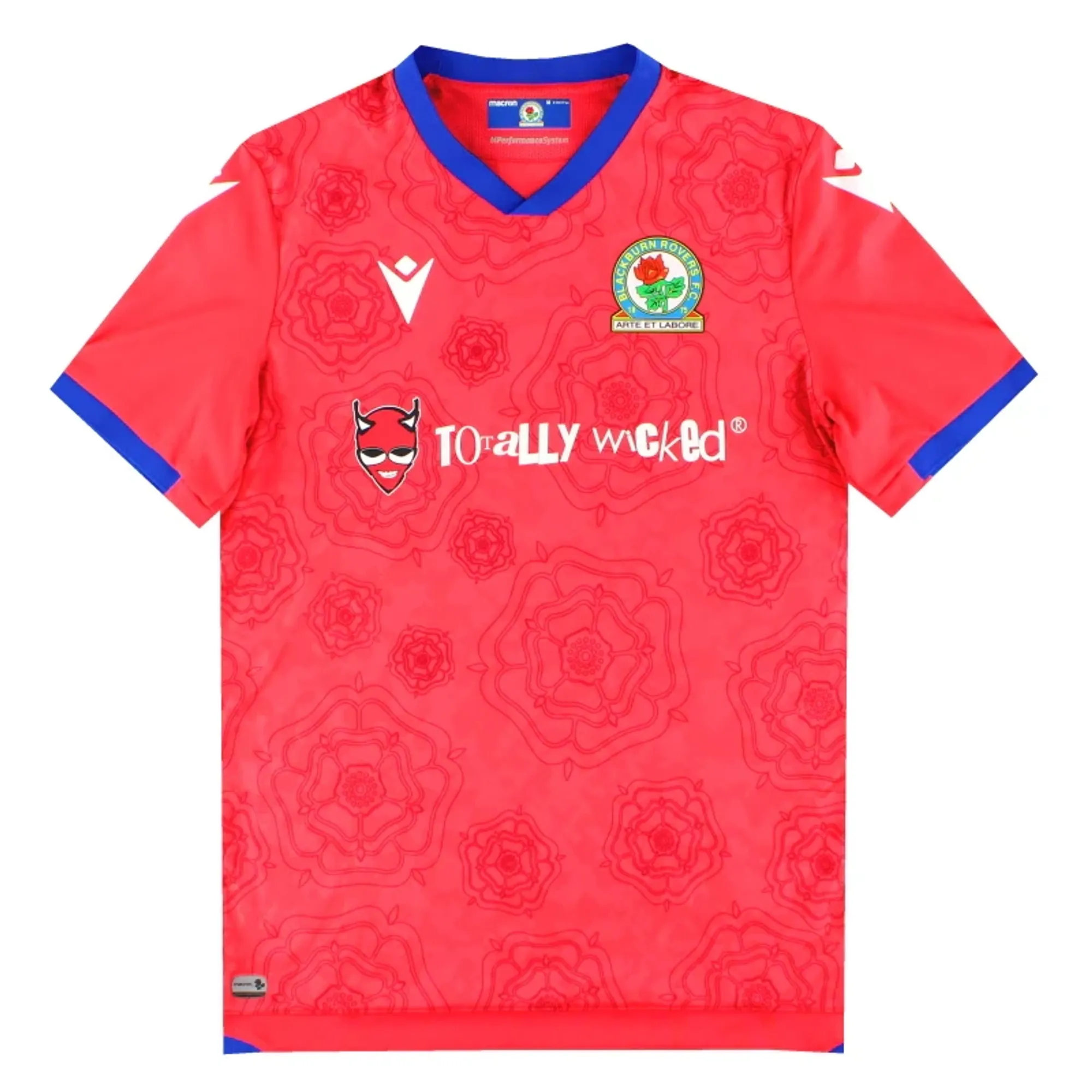 2022-23 Blackburn Macron Third Shirt M - Blackburn Rovers / Excellent 