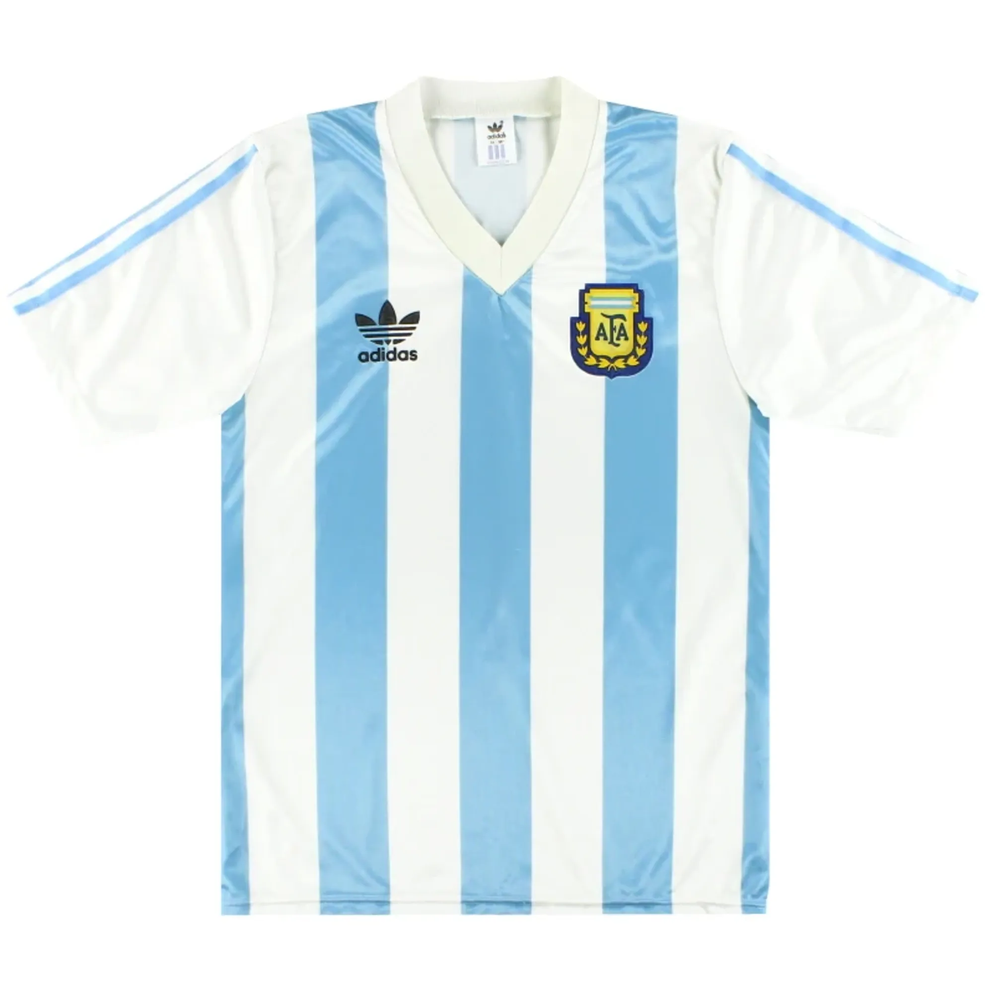 1990-91 Argentina adidas Home Shirt M - Argentina / Excellent 