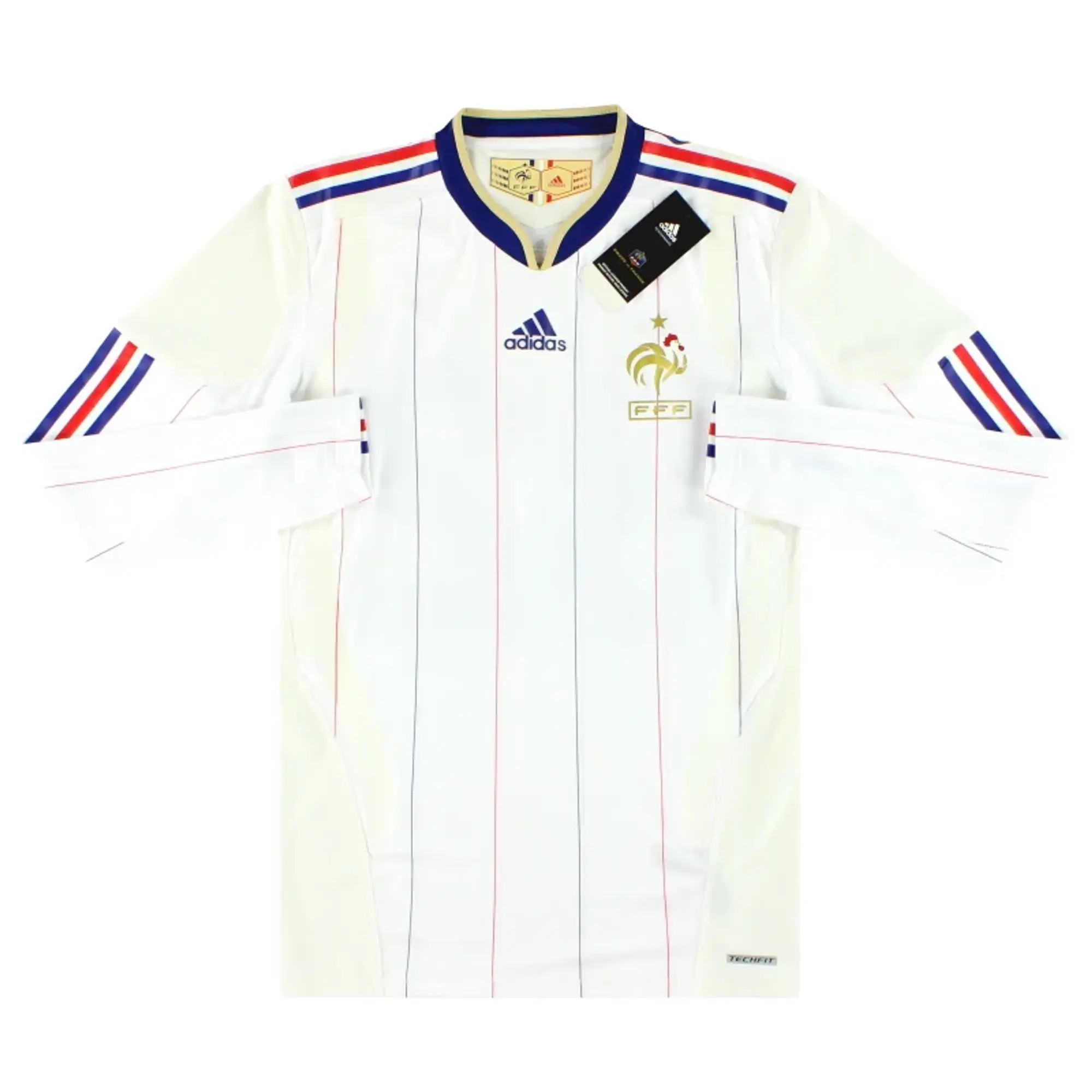 2009-10 France adidas Player Issue 'TechFit' Away Shirt L/S #82 *w/tags* L - France / w/tags 