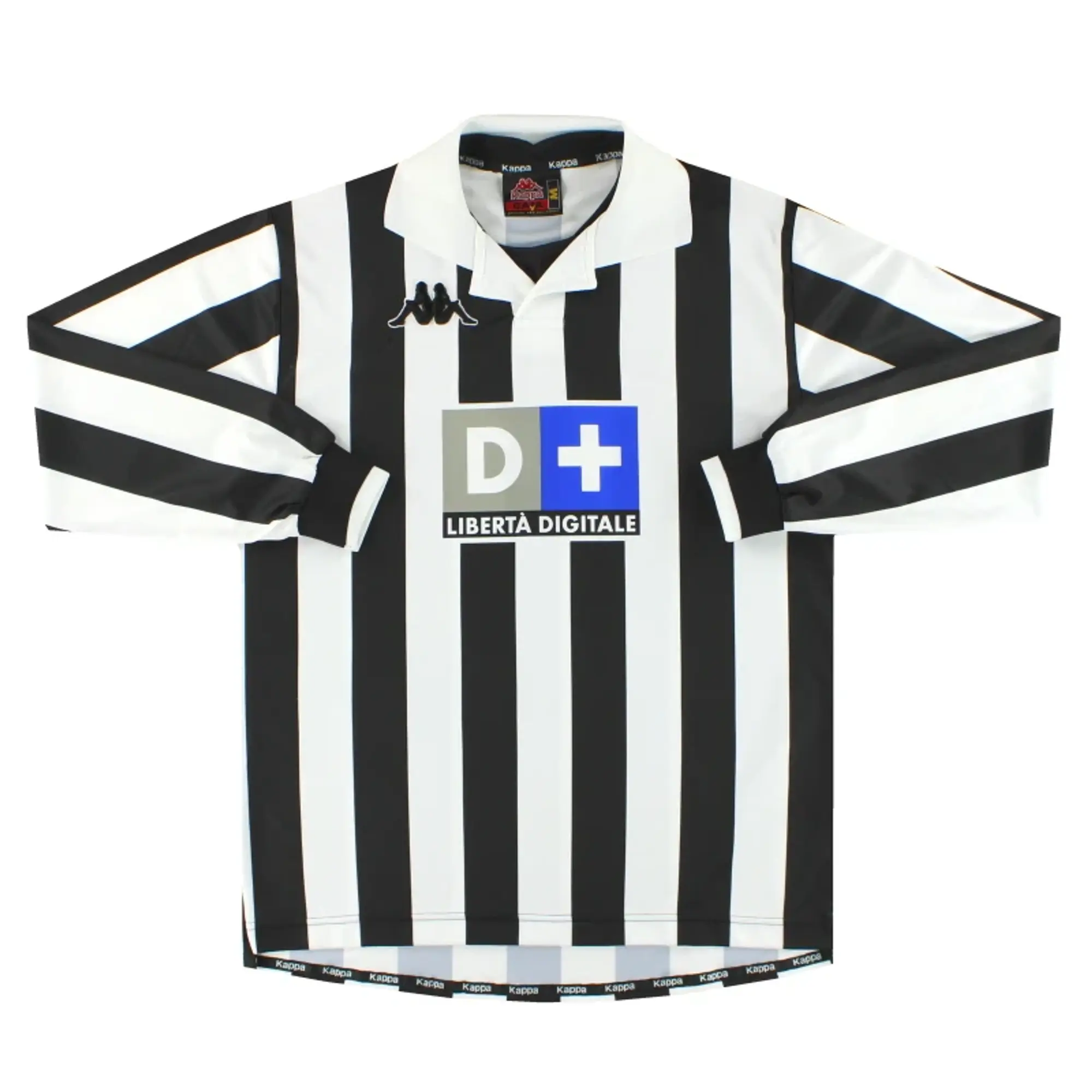 1998-99 Juventus Kappa Home Shirt L/S M - Juventus / Excellent 