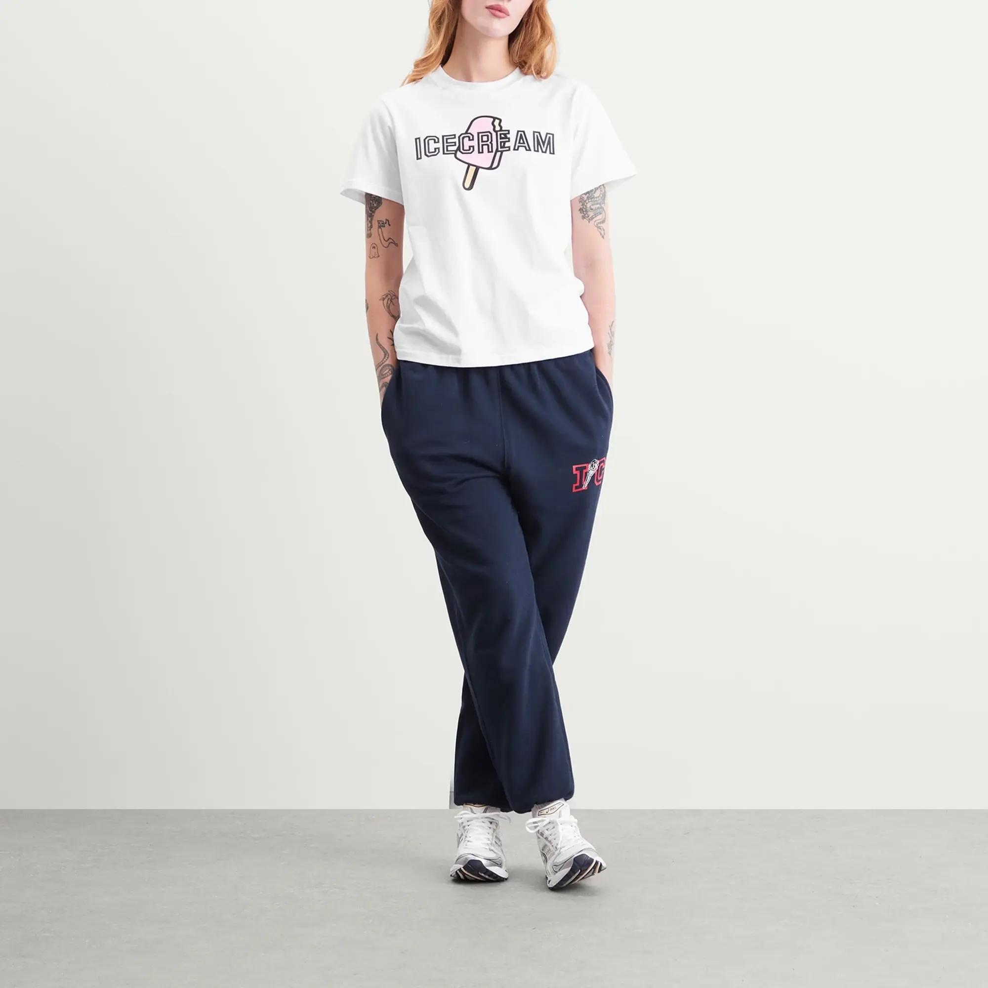 ICECREAM Women's Popsicle T-Shirt White