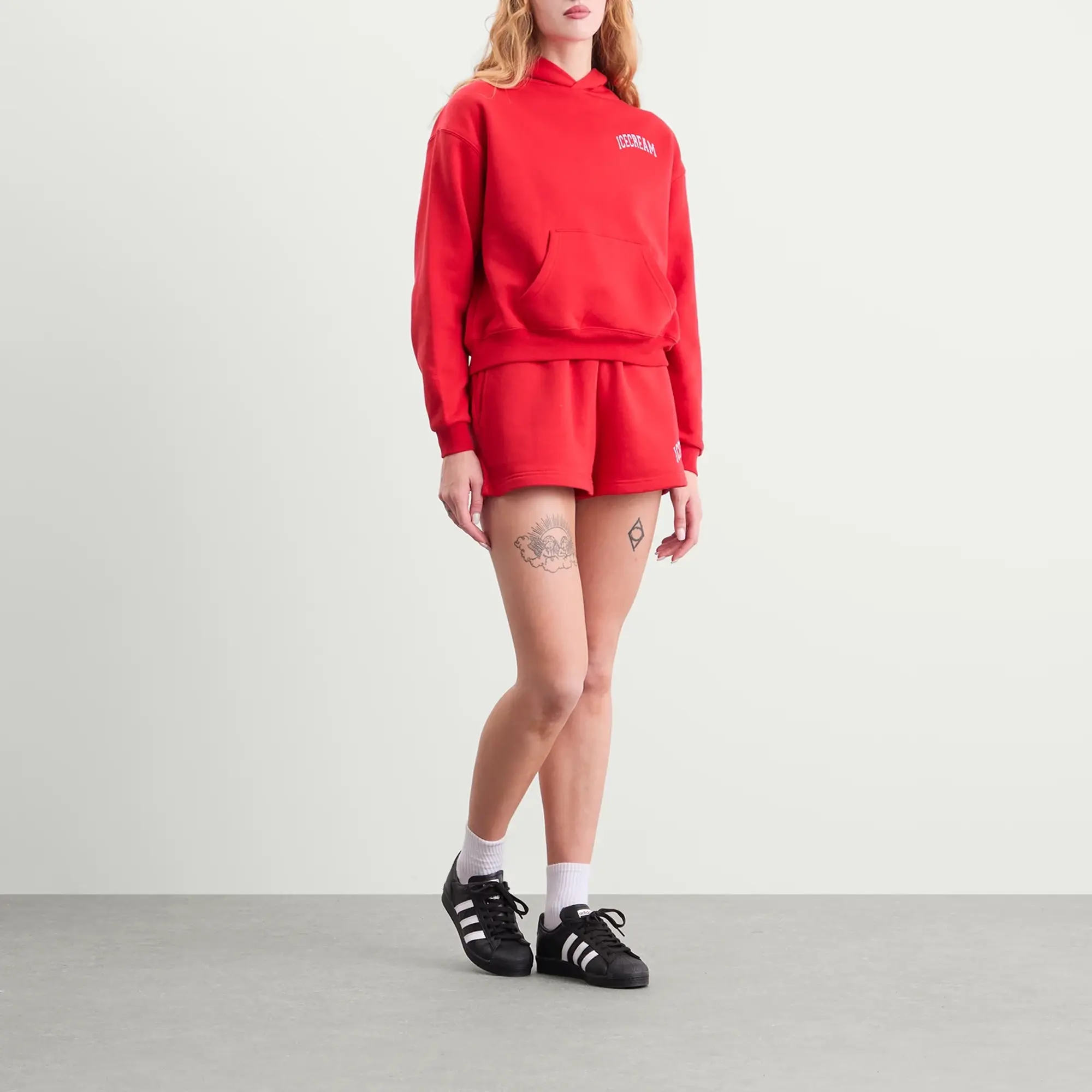 ICECREAM Women's College Shorts Red