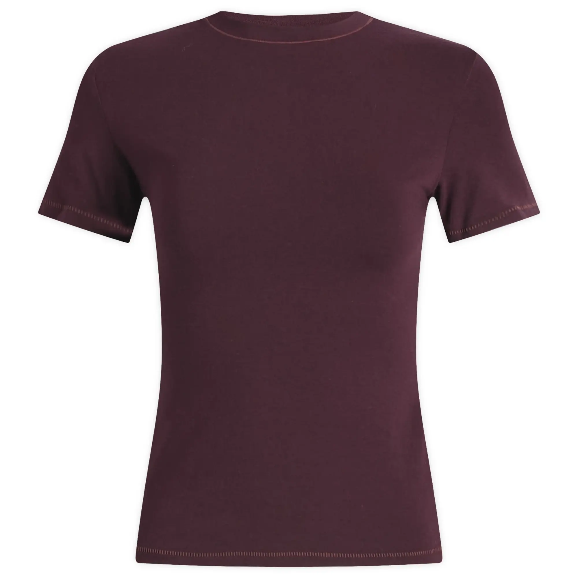 SKIMS Women's Cotton Jersey T-Shirt Currant