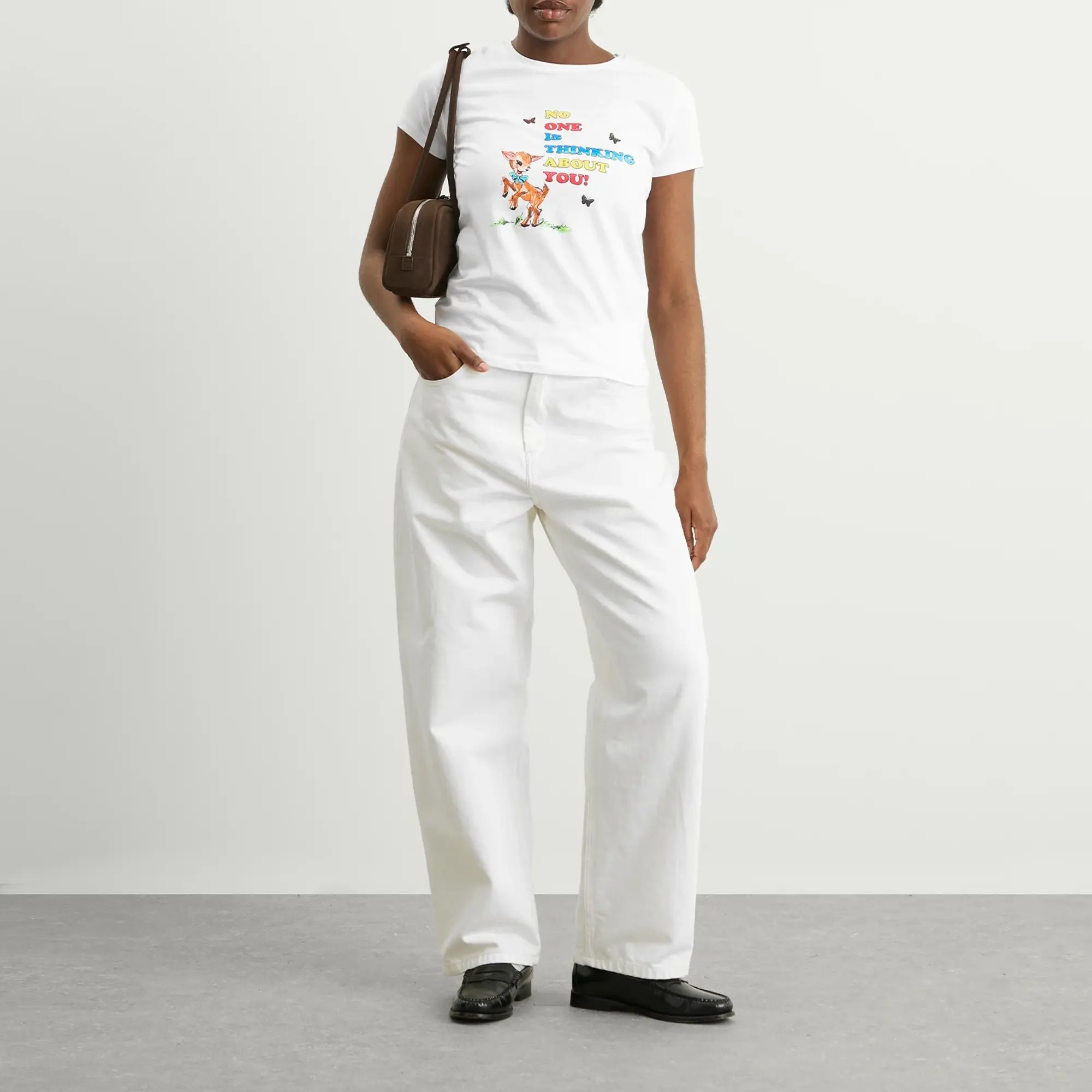 IDEA Nadia Lee Cohen No One Is Thinking About You T-Shirt White
