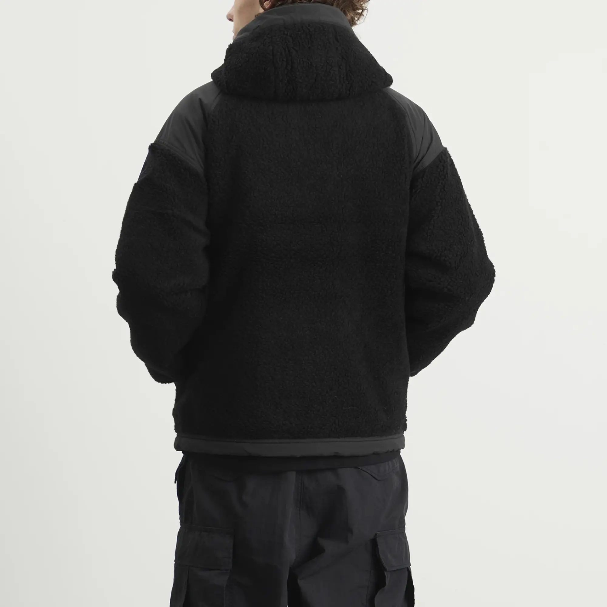 Canada Goose Men's Alberni Reversible Fleece Bomber Jacket Black/Black