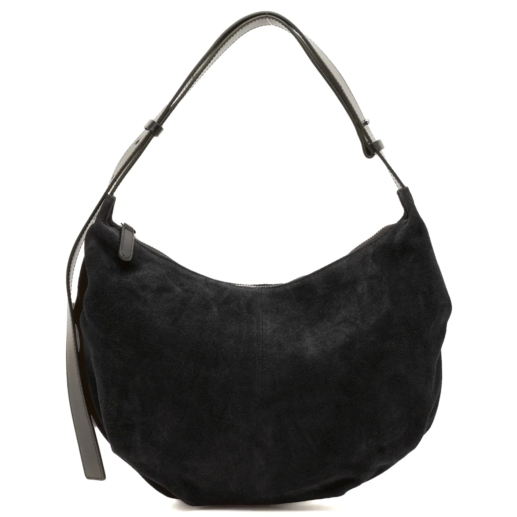 Nothing Written Women's HT Suede Shoulder Bag Black