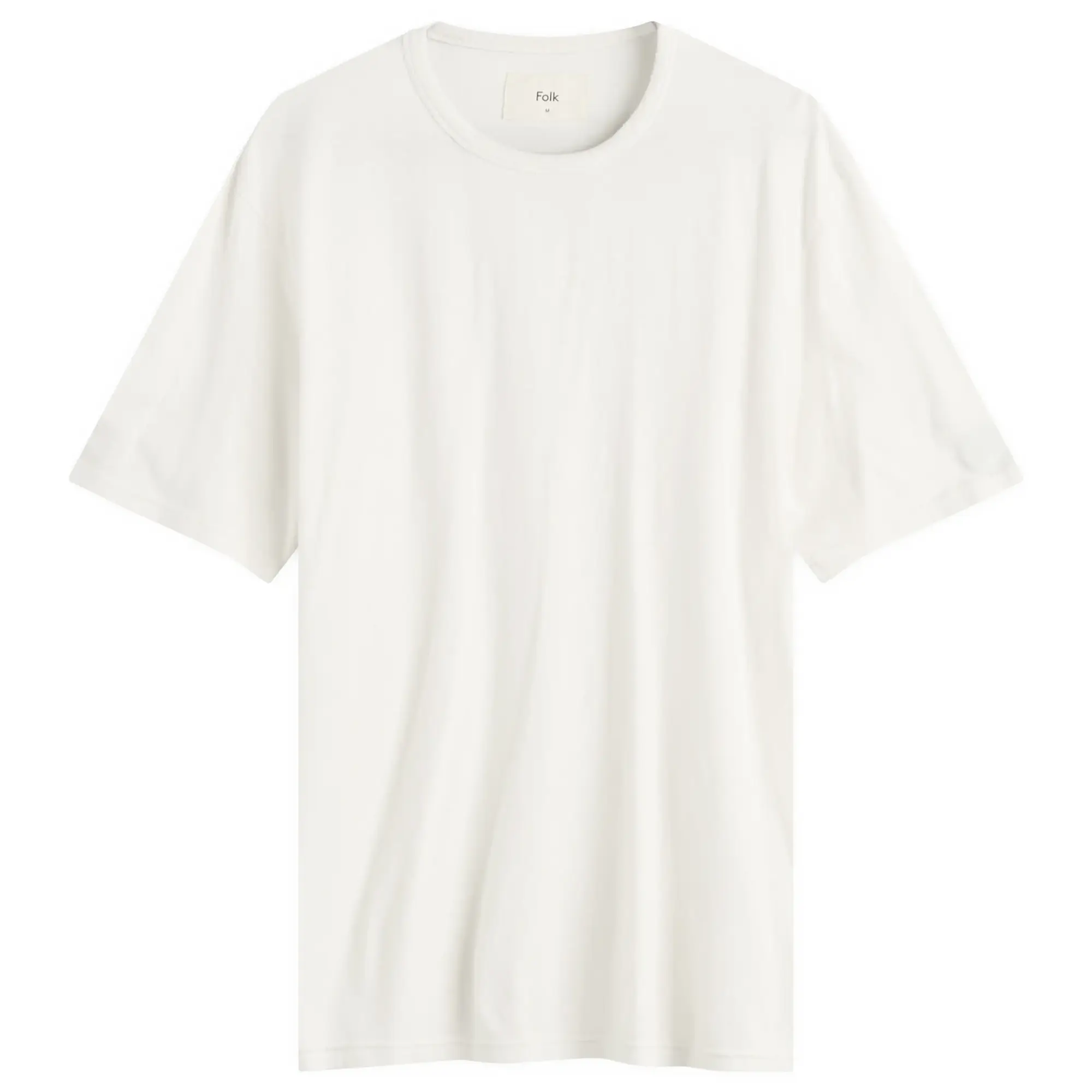 Folk Men's Relaxed Assembly T-Shirt Ecru Nep