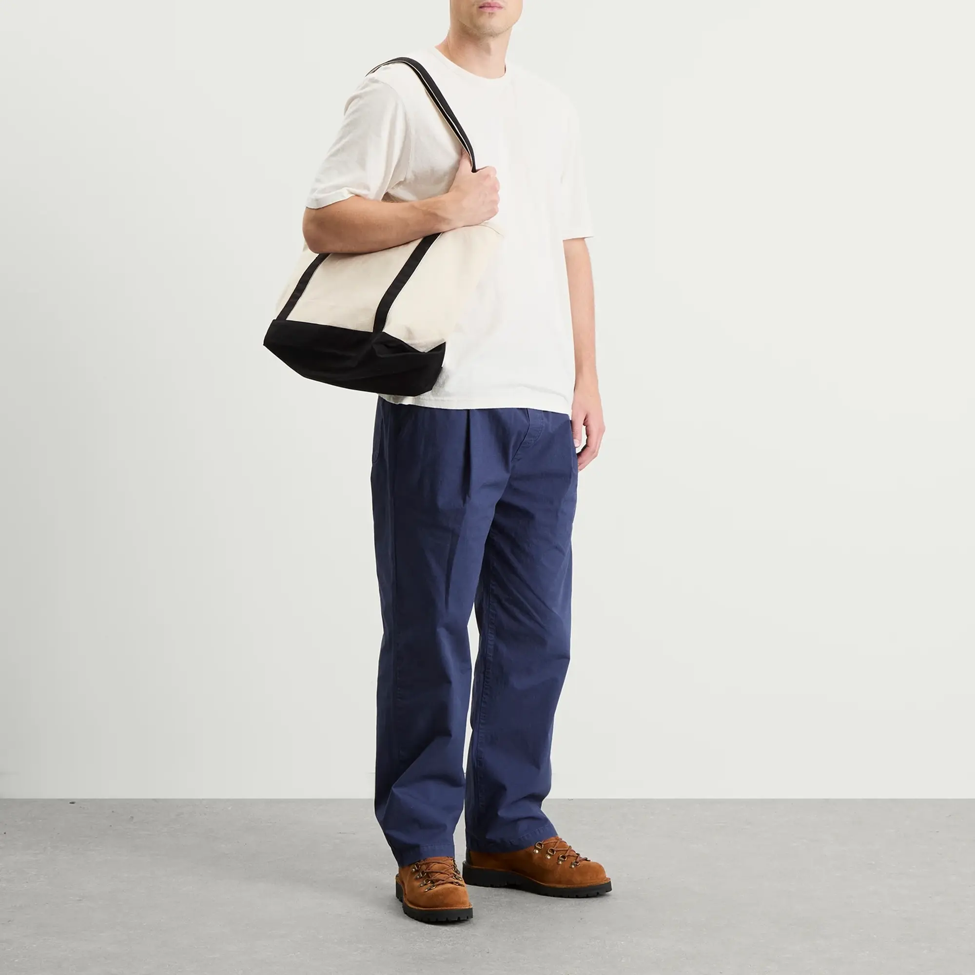 Folk Men's Relaxed Assembly T-Shirt Ecru Nep