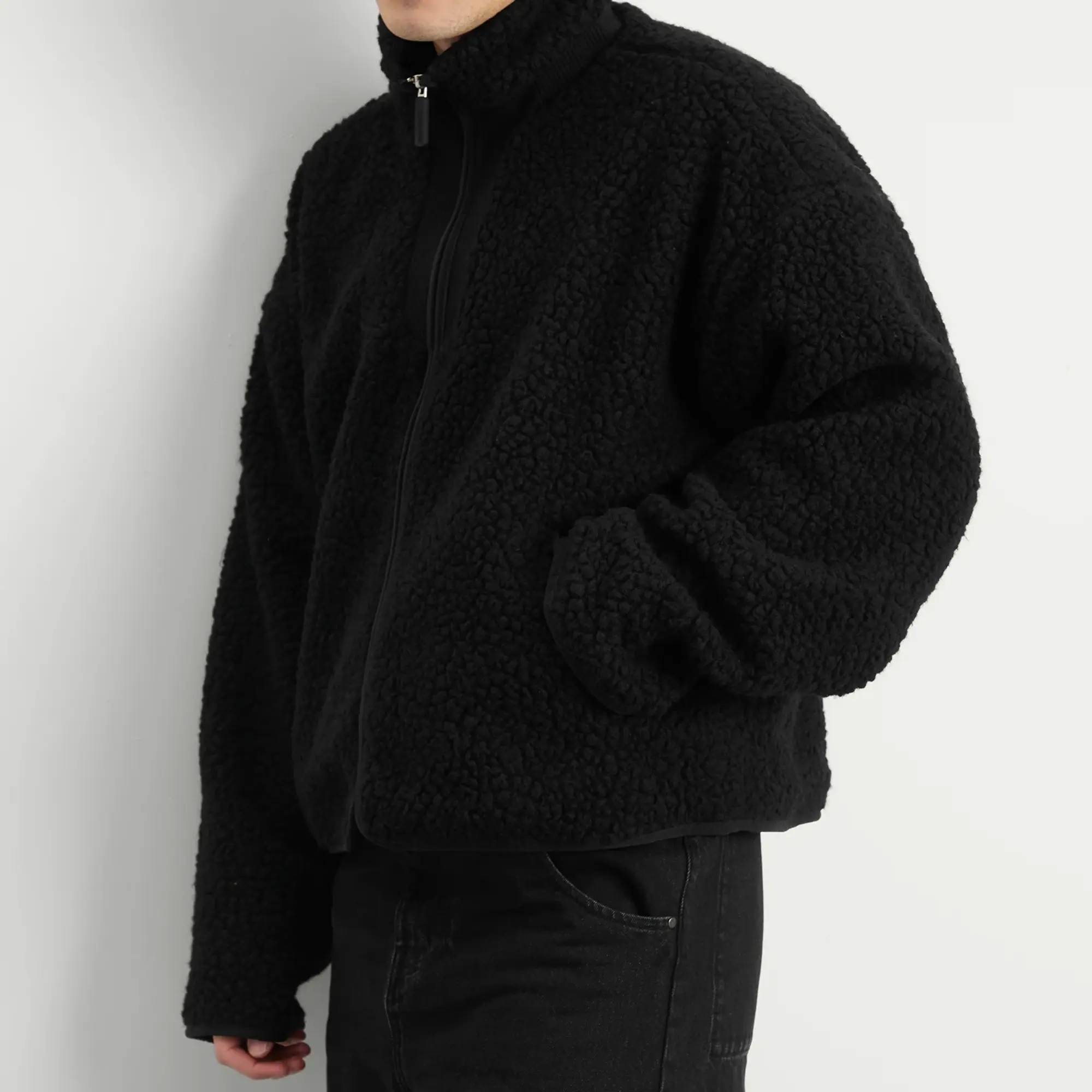 Entire Studios Men's Fleece Jacket Black