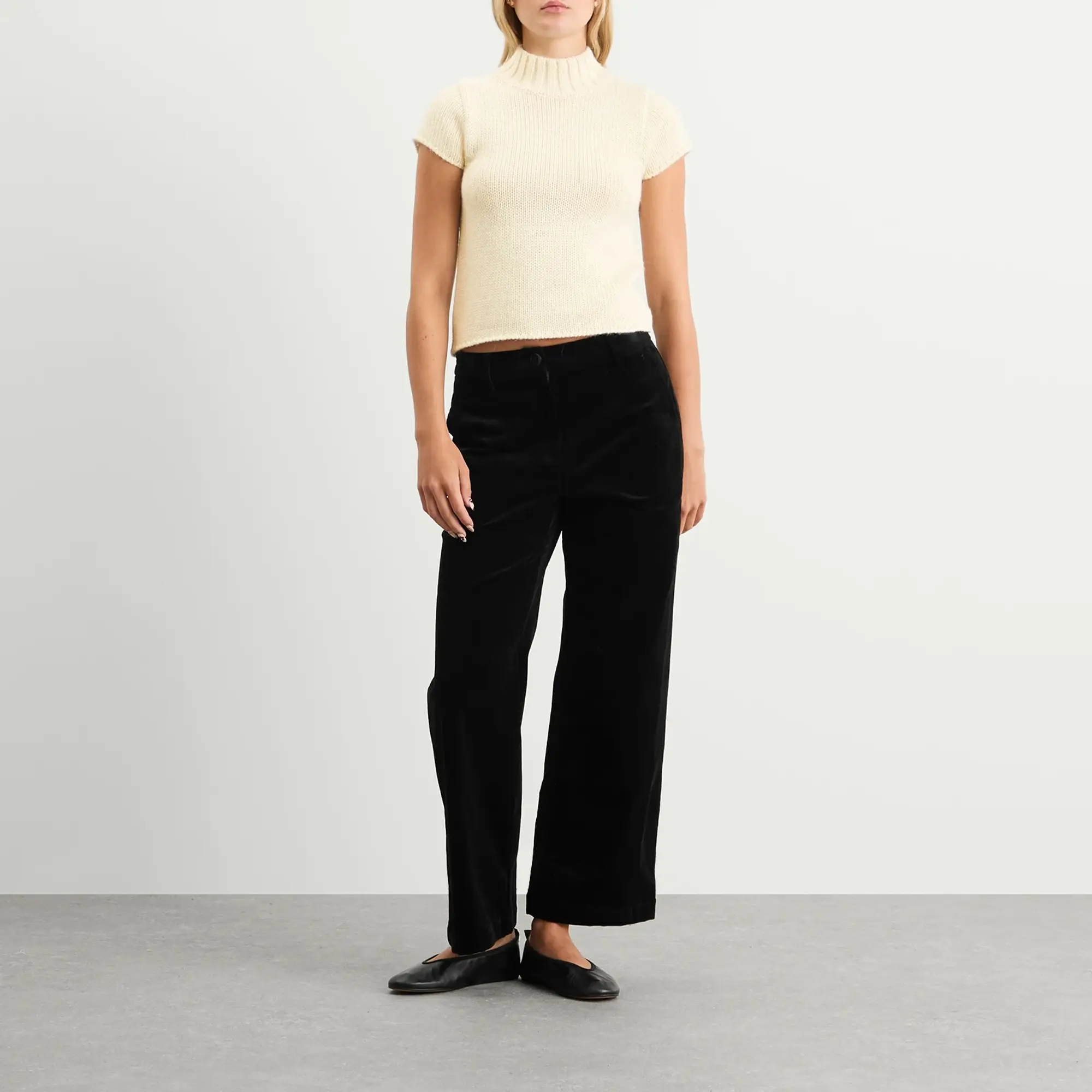 Nothing Written Women's Benico Half Neck Knit Ivory
