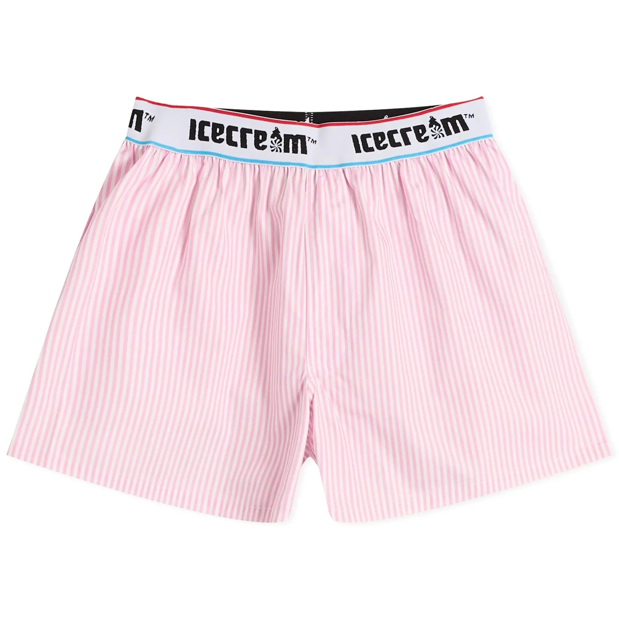 ICECREAM Women's Soft Serve Boxer Short Pink Stripe