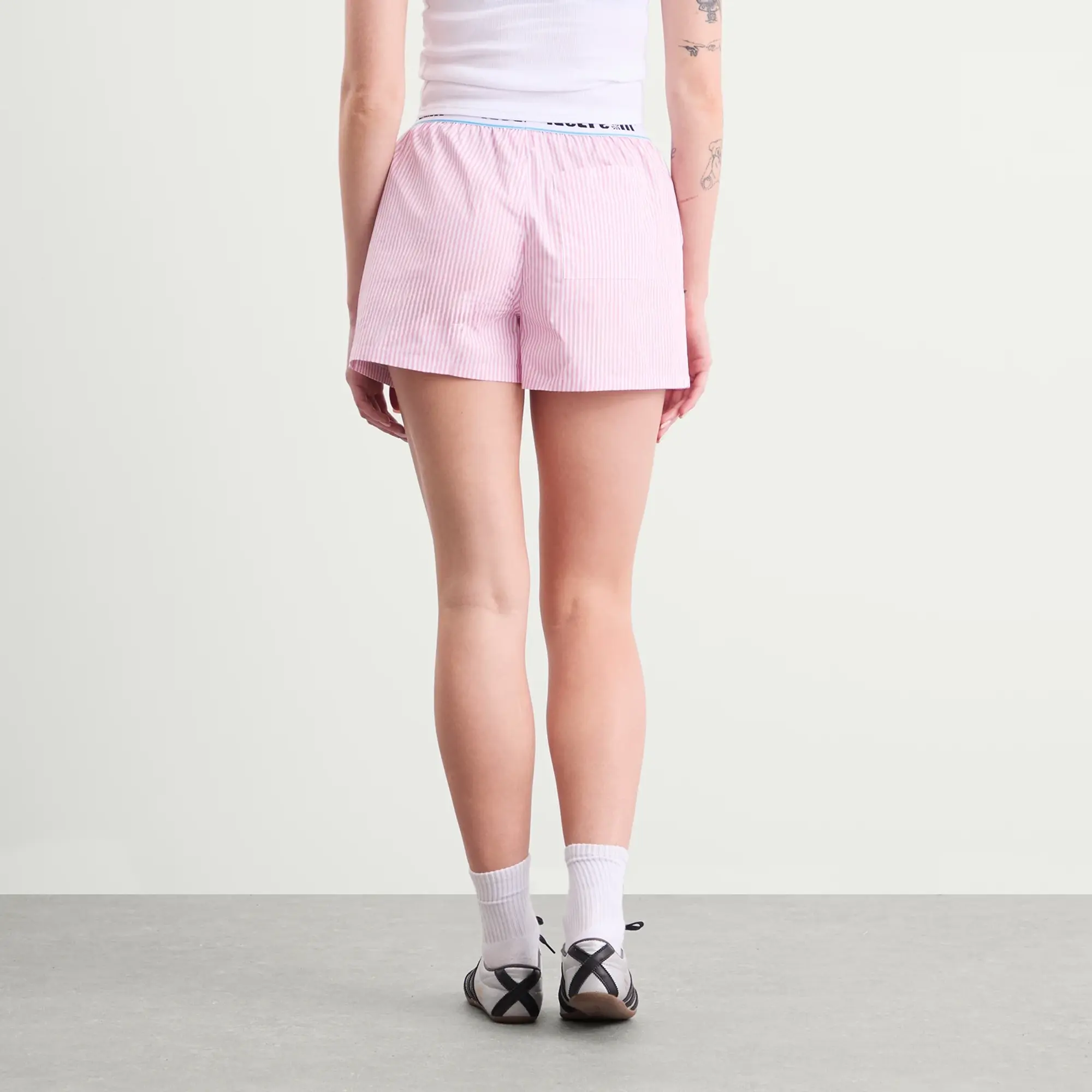 ICECREAM Women's Soft Serve Boxer Short Pink Stripe