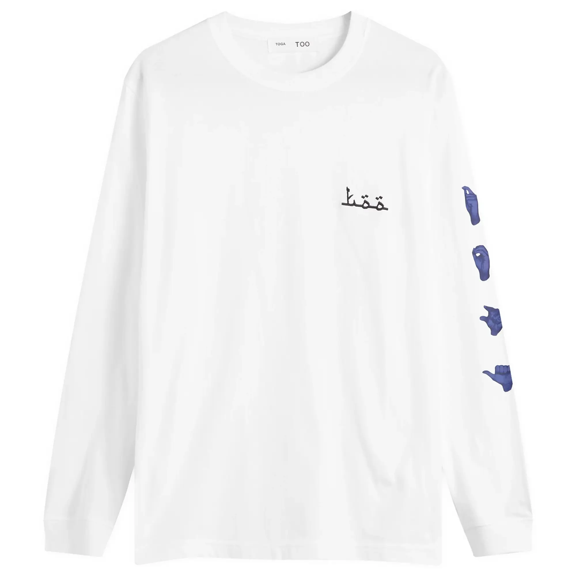 TOGA ARCHIVES Women's Printed Long Sleeve Top White