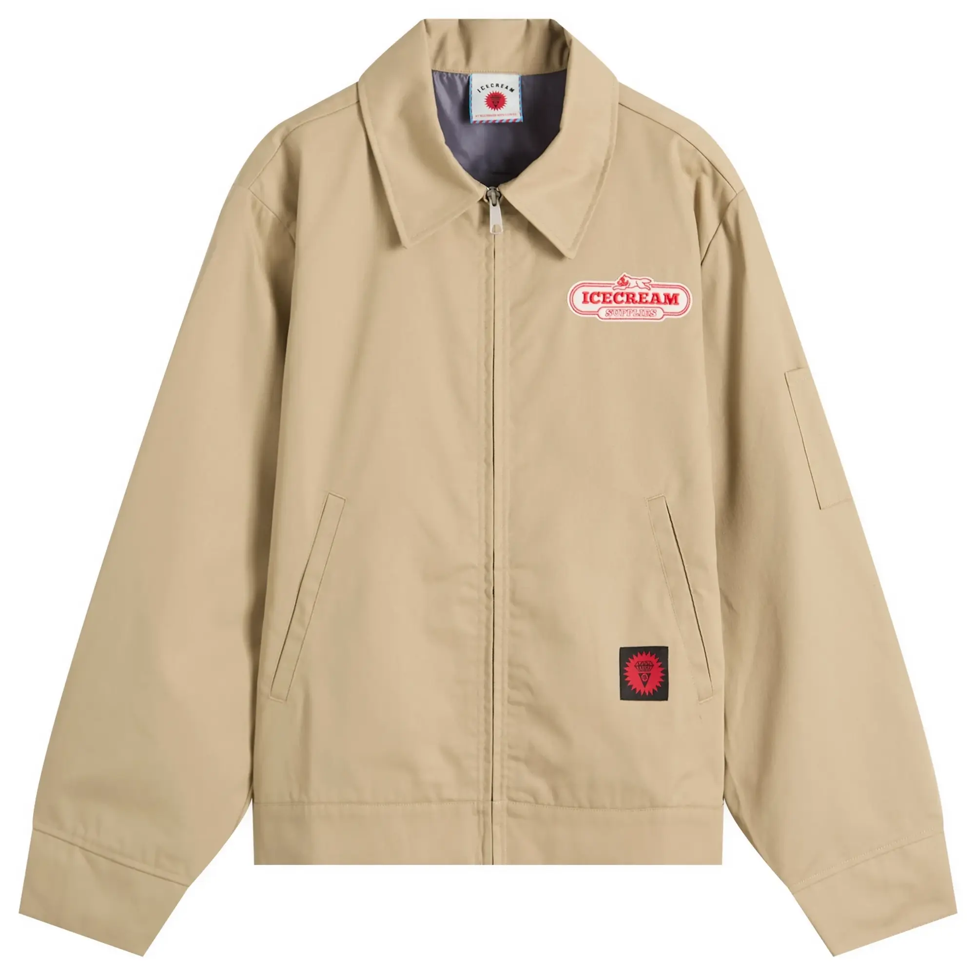 ICECREAM Men's IC Supplies Work Jacket Brown