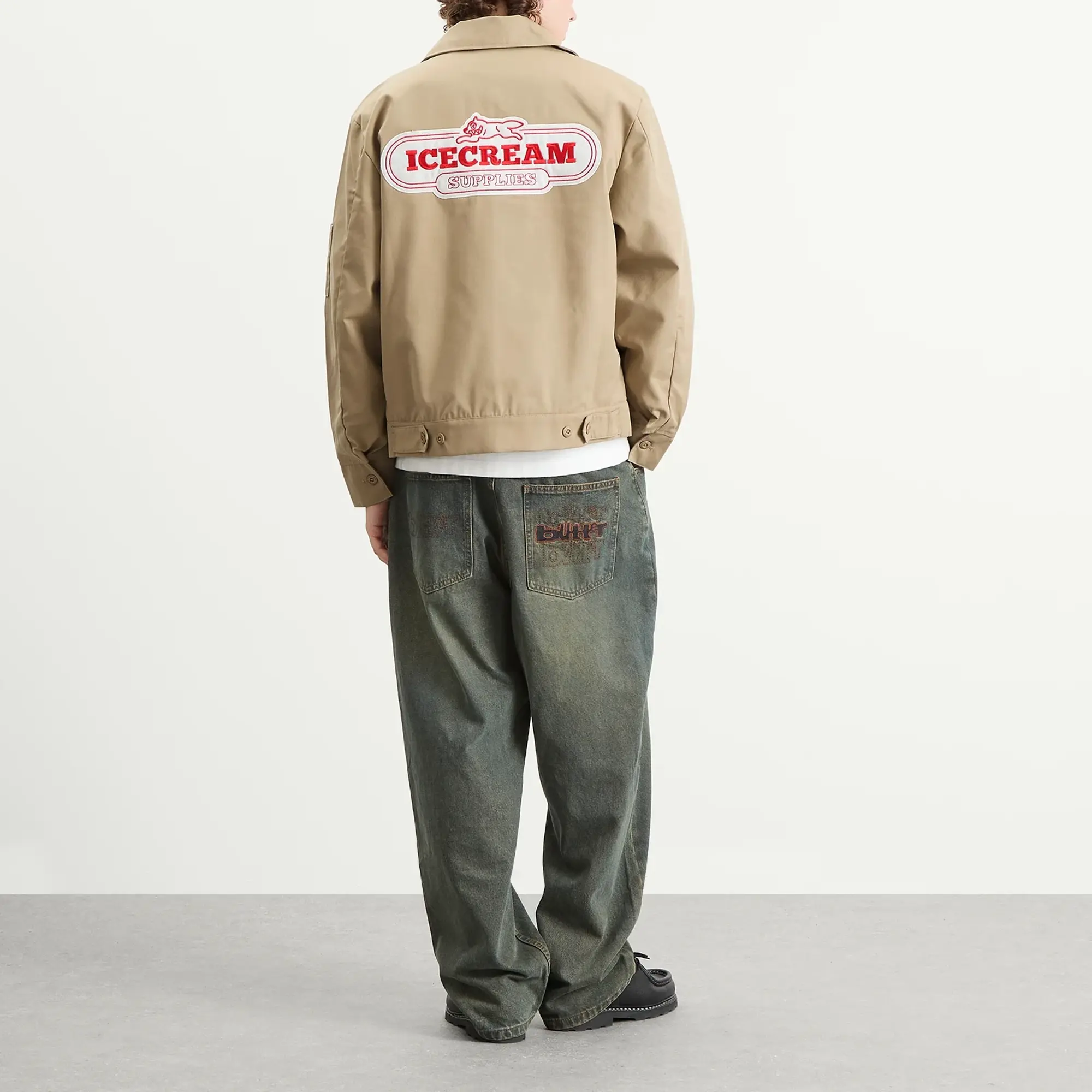 ICECREAM Men's IC Supplies Work Jacket Brown