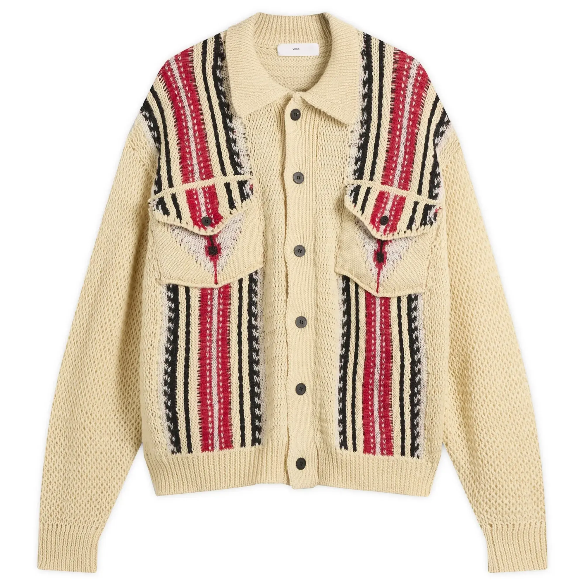 TOGA ARCHIVES Women's Mesh Knit Jacket Off White