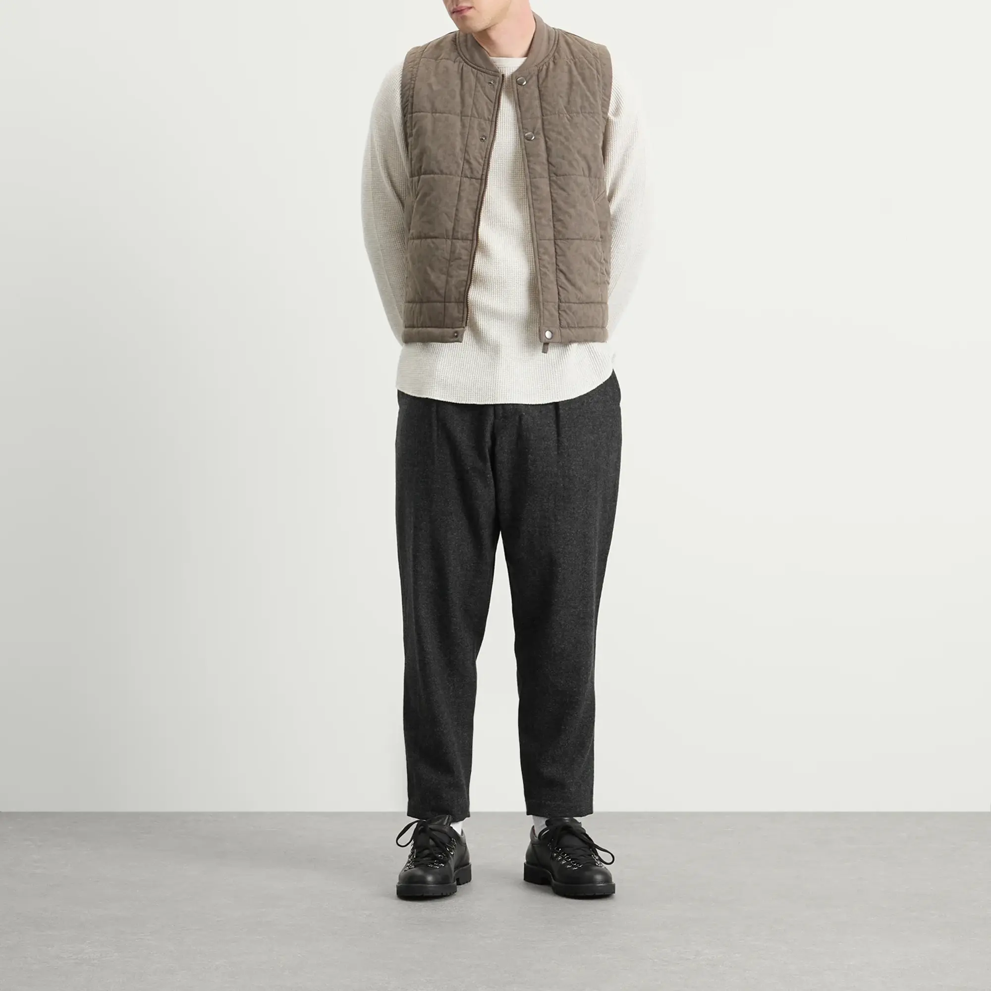 Universal Works Men's Pleated Track Pant Grey