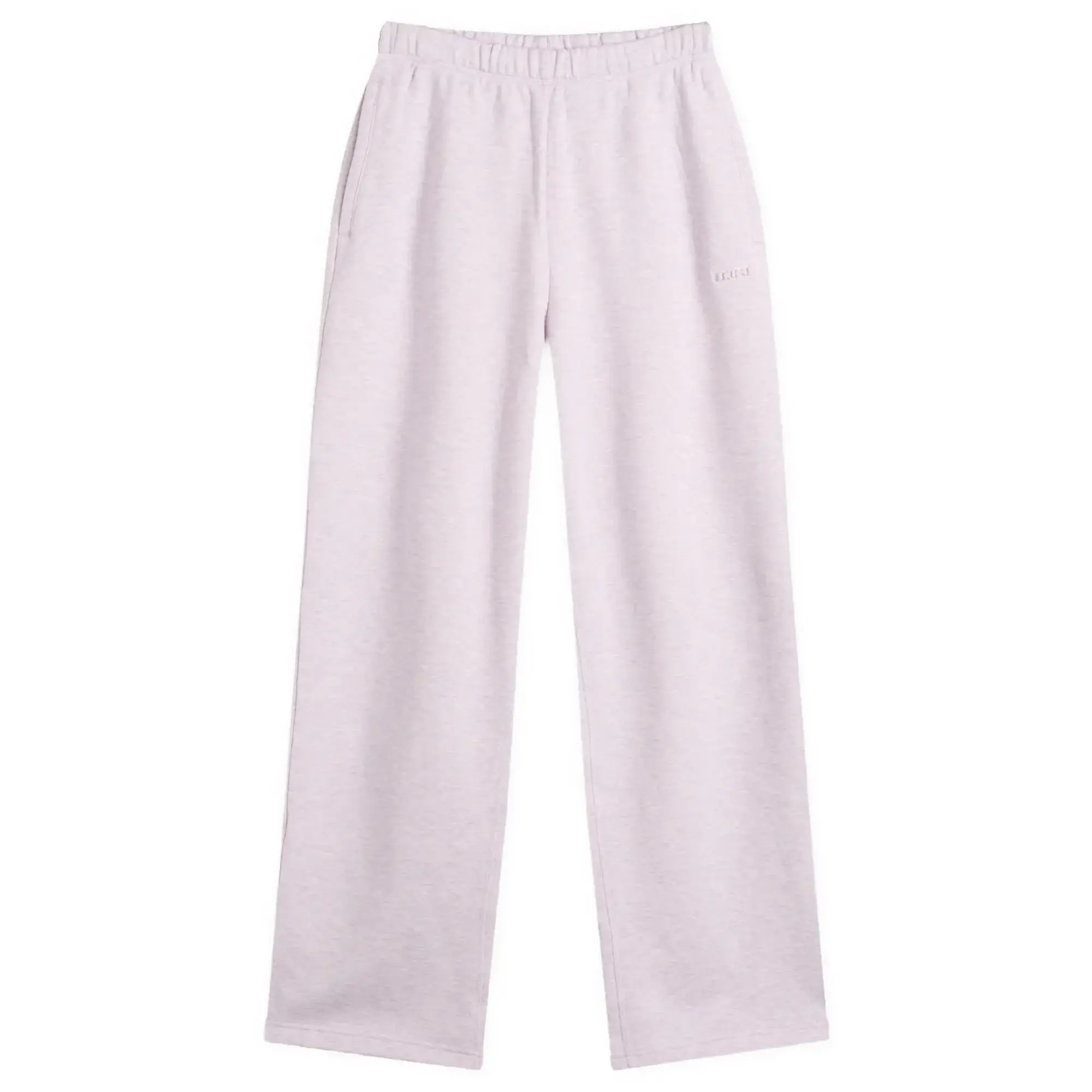 SKIMS Women's Cotton Fleece Straight Leg Pant Purple Heather