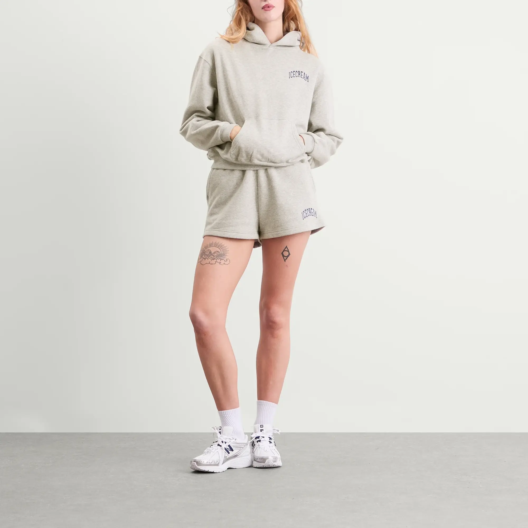ICECREAM Women's College Shorts Grey