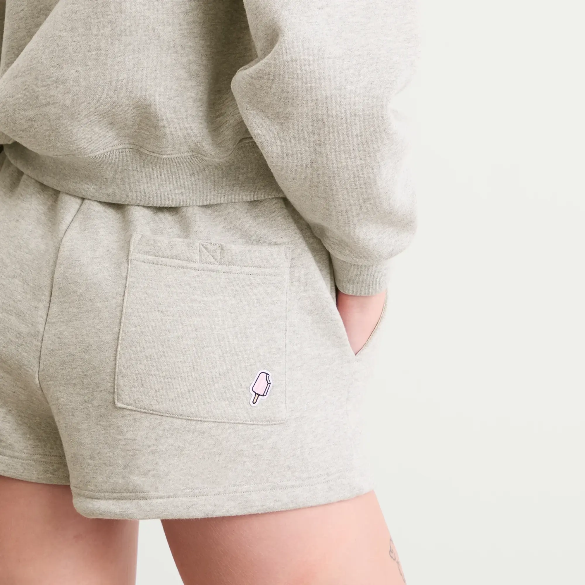 ICECREAM Women's College Shorts Grey
