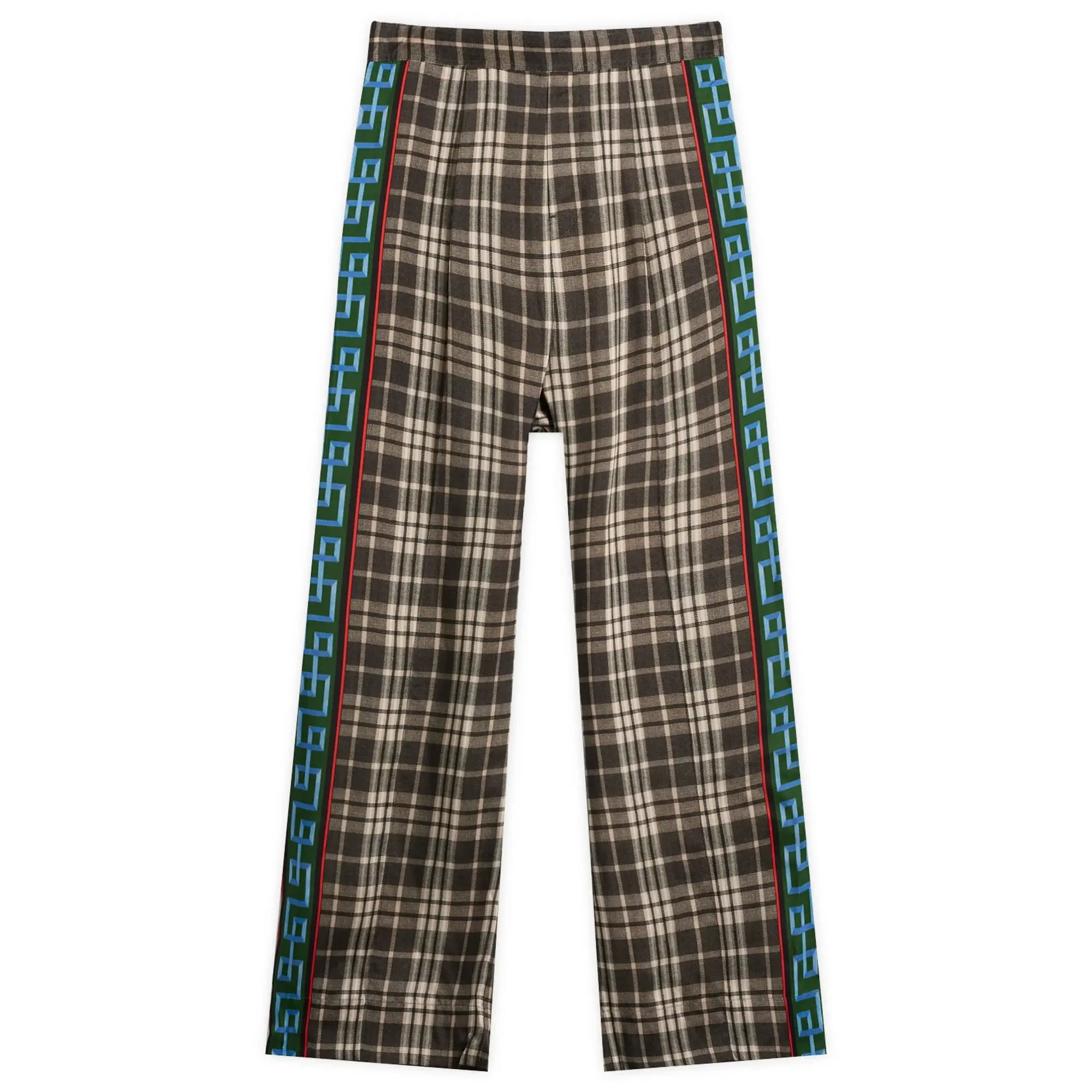 TOGA ARCHIVES Women's Printed Wide Leg Trousers Grey