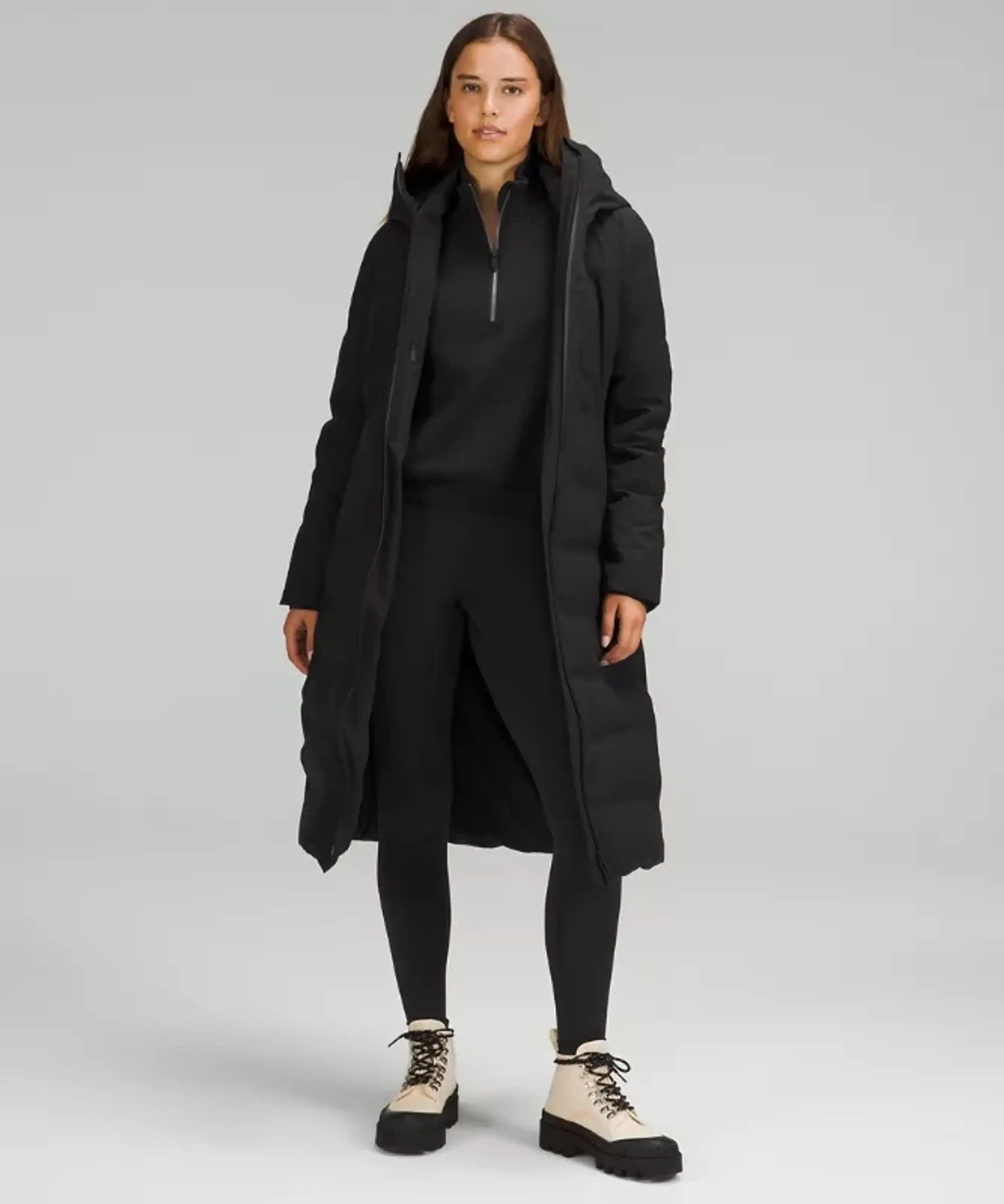 lululemon – Women's Sleet Street Long Jacket – Color Black – Size 6