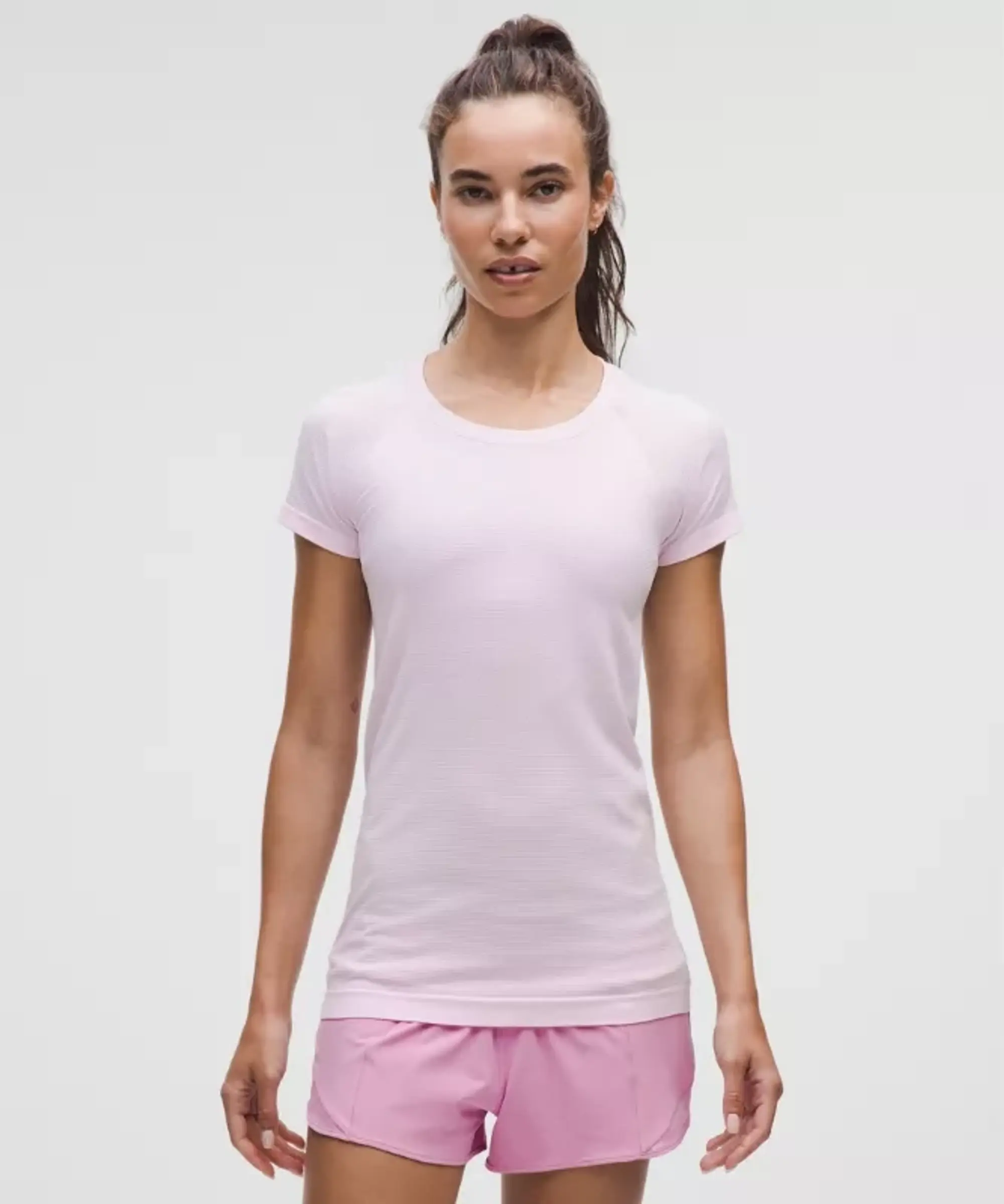 lululemon – Women's Swiftly Tech Short-Sleeve Shirt 2.0 Hip Length – Color Pink – Size 0